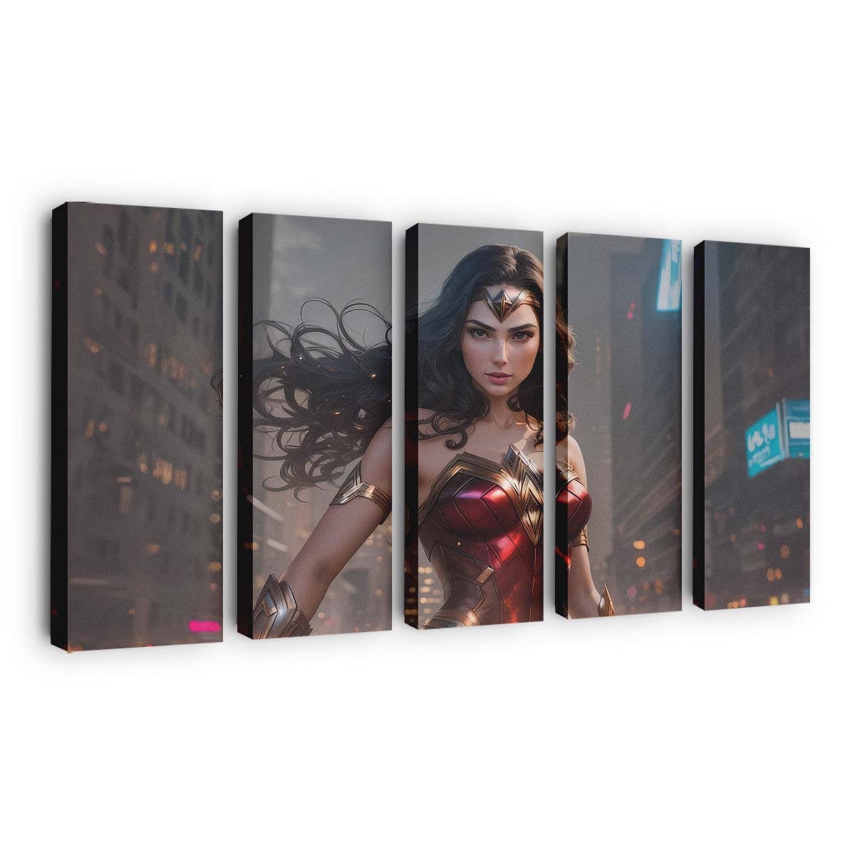 Amazonian Avenger Wonder Woman Leinwandbilder | Wanddeko