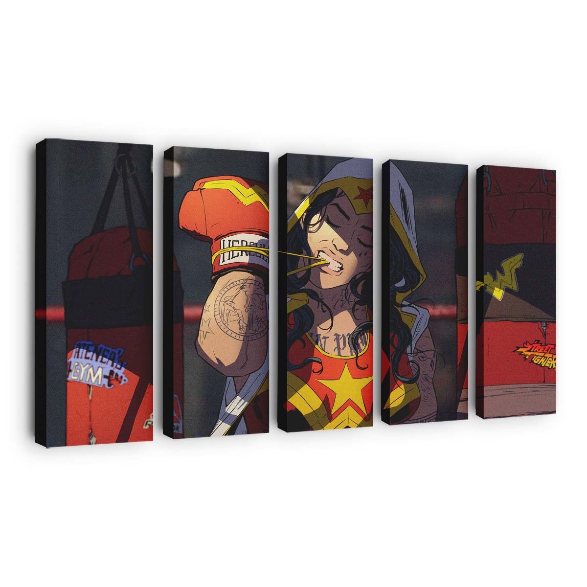 Boxer Wonder Woman Leinwandbilder | Wanddeko