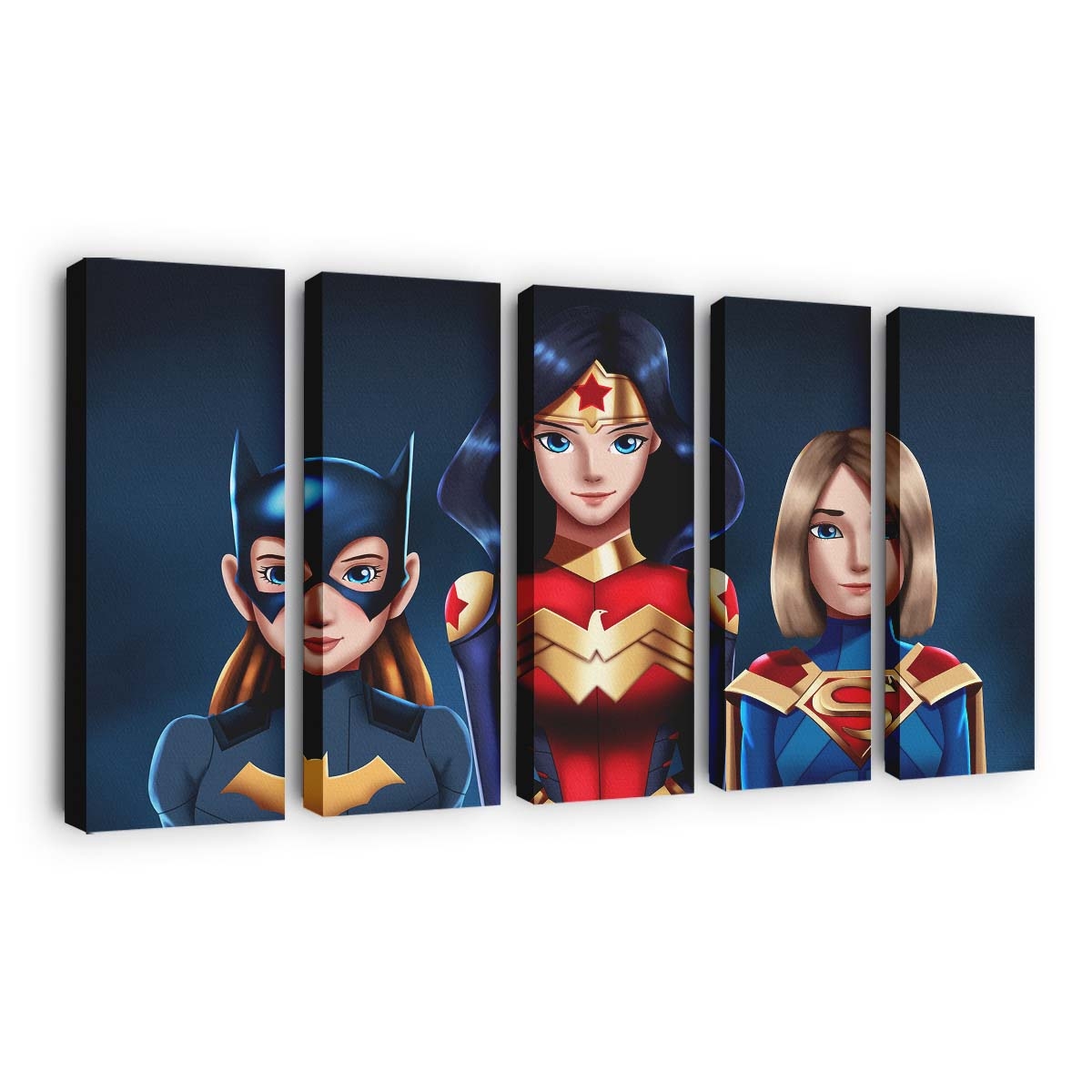 Superheroes Girls Digital Art Leinwandbilder | Wanddeko