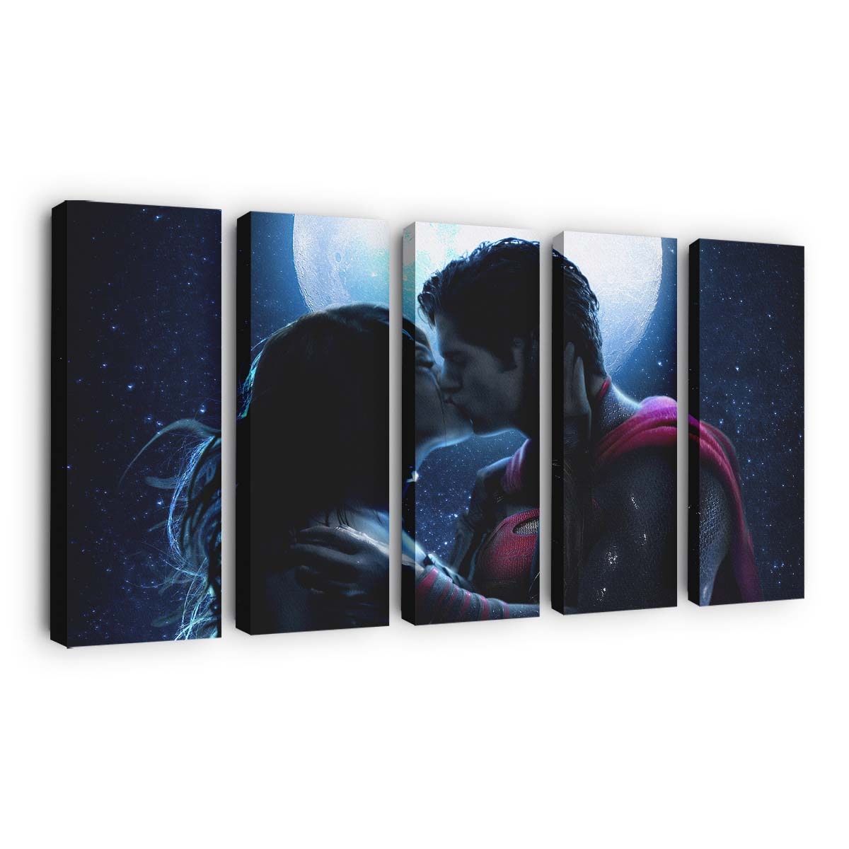 Superman Wonder Woman In Love Leinwandbilder | Wanddeko