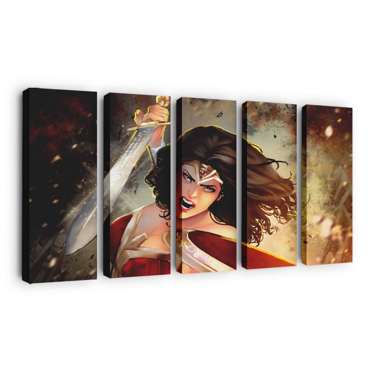 Warrior Wonder Woman Art Leinwandbilder | Wanddeko