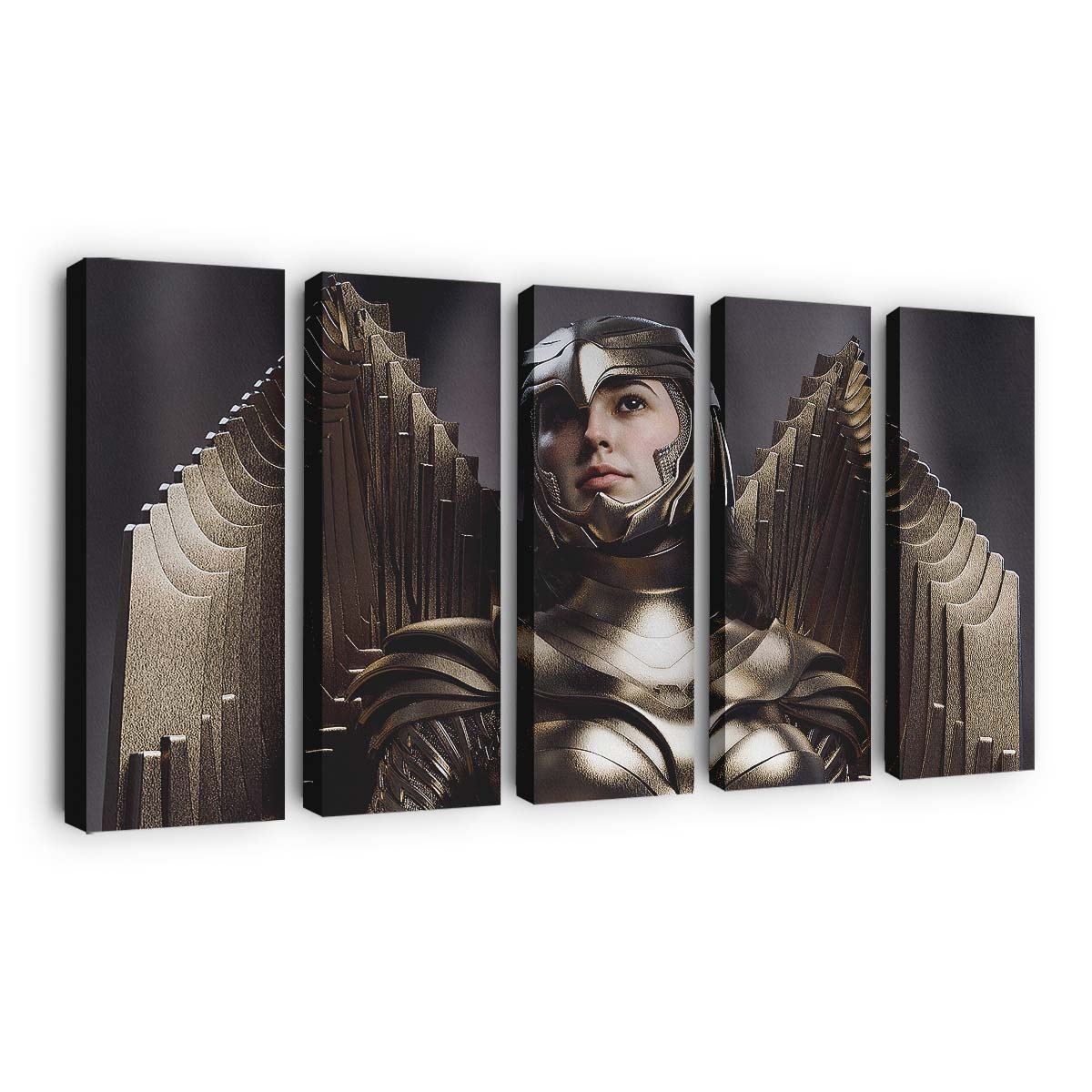 Wonder Woman 1984 Golden Wing Armor Leinwandbilder | Wanddeko