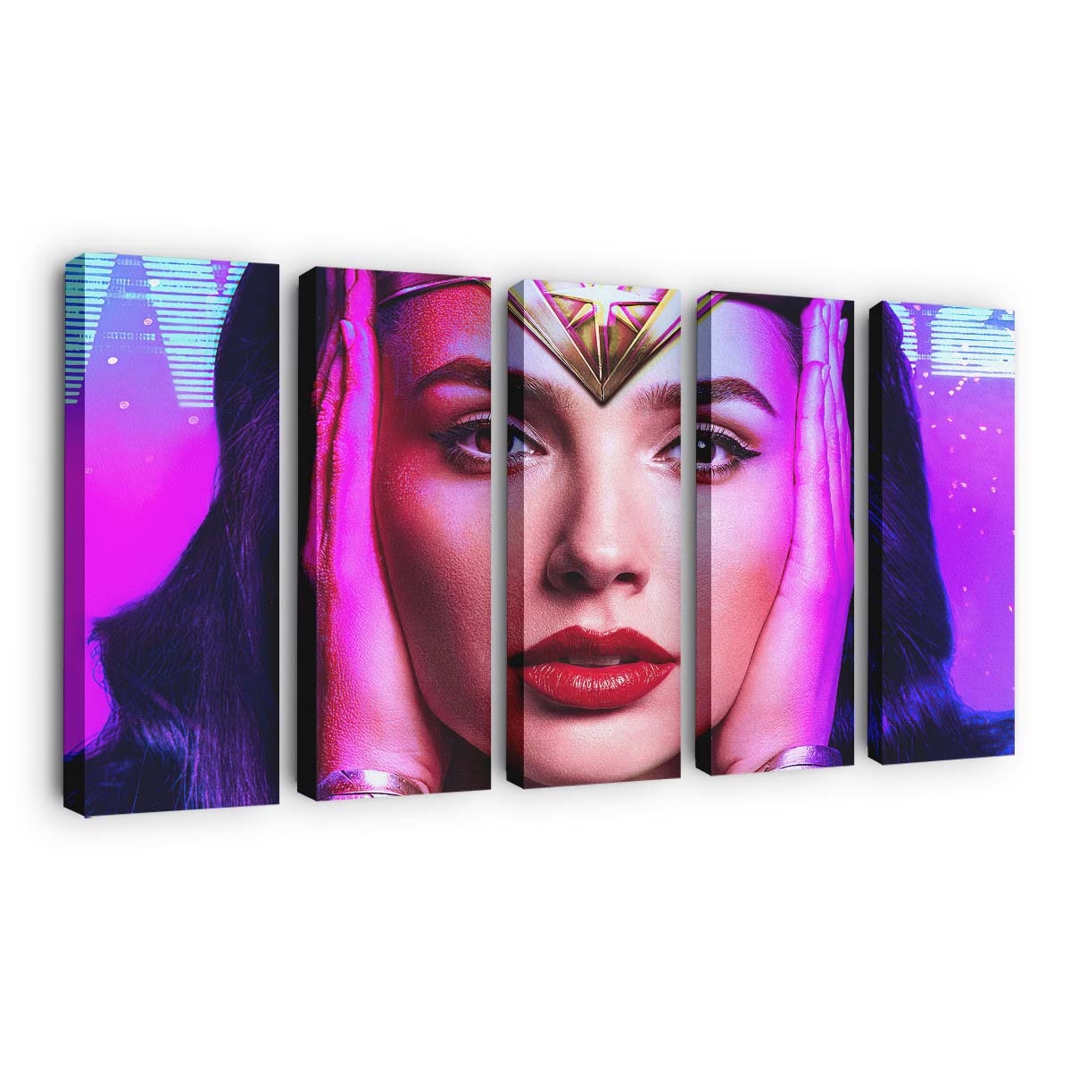 Wonder Woman 1984 Outrun Art Leinwandbilder | Wanddeko wonder woman 1984 outrun art 4k bu