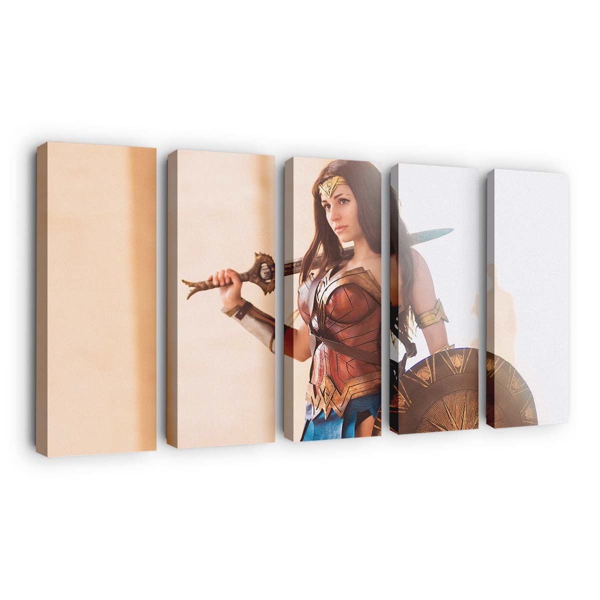 Wonder Woman Cosplay Girl 2022 Leinwandbilder | Wanddeko