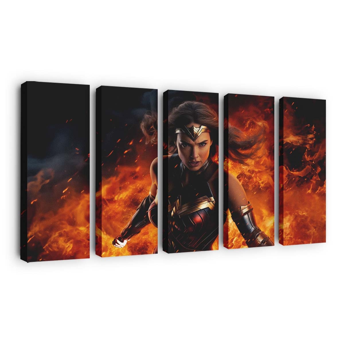 Wonder Woman Fiery Leinwandbilder | Wanddeko