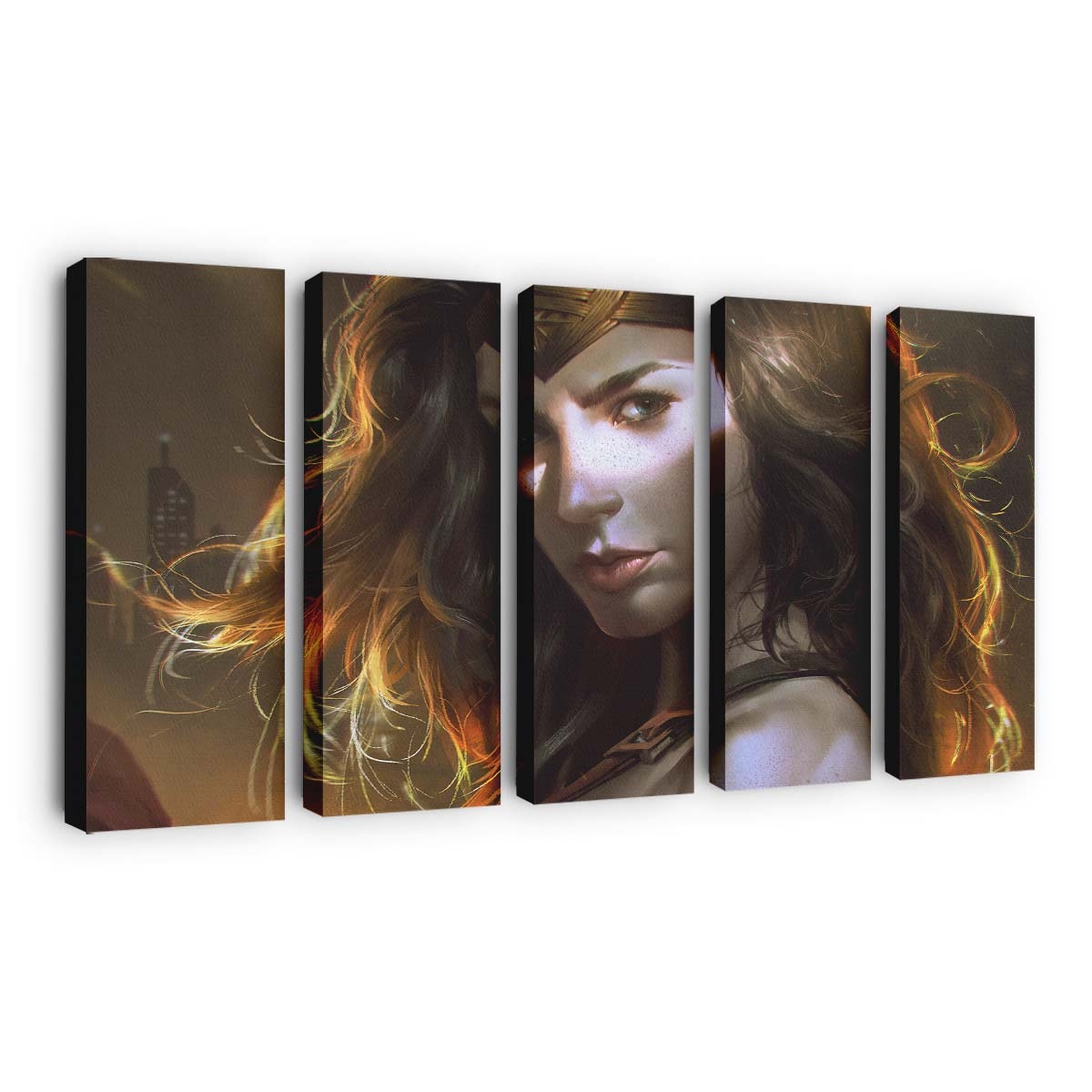 Wonder Woman Golden Queen Leinwandbilder | Wanddeko
