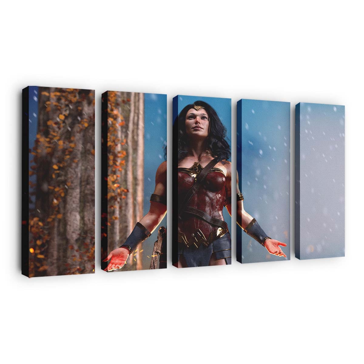 Wonder Woman Ice And Fire Leinwandbilder | Wanddeko