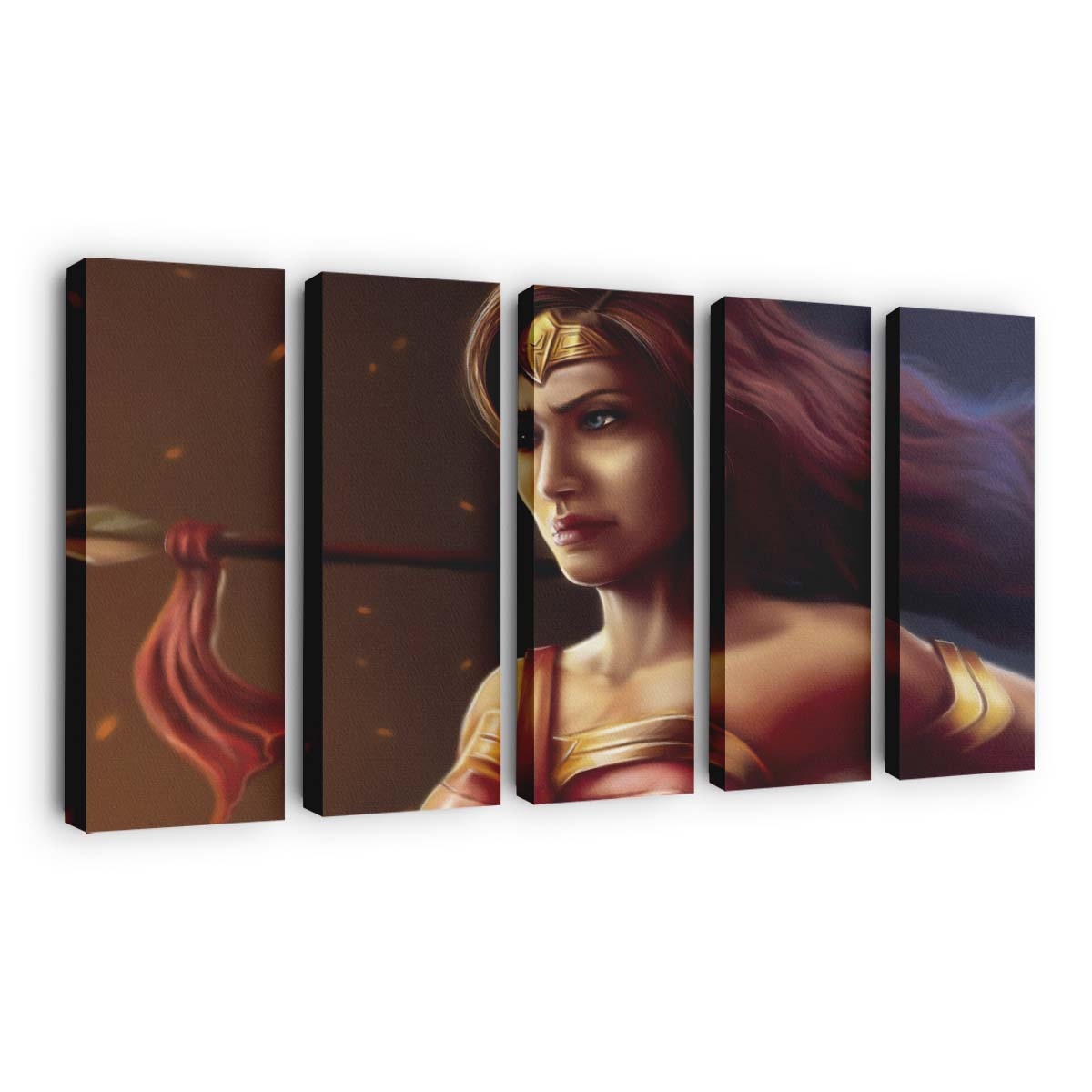 Wonder Woman Ready To Fight Leinwandbilder | Wanddeko