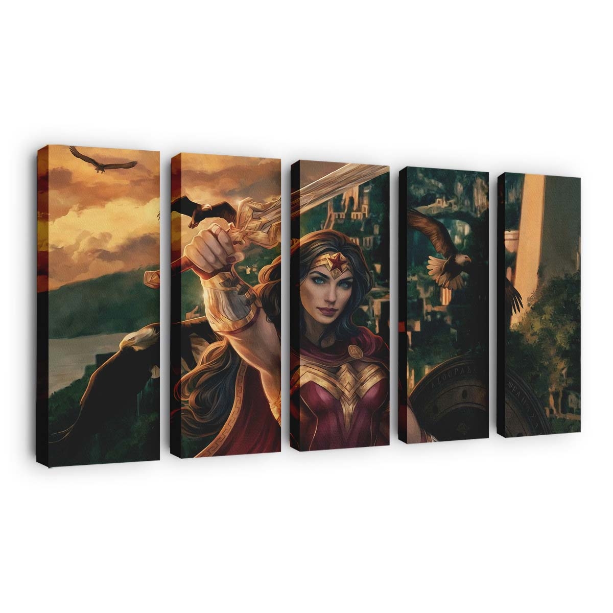 Wonder Woman Real Warrior Art Leinwandbilder | Wanddeko