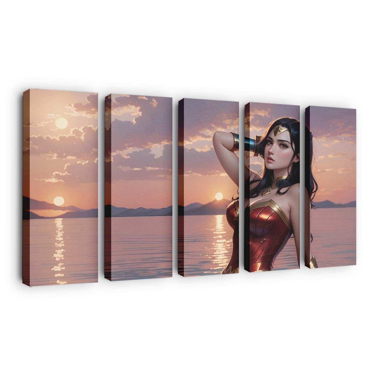 Wonder Woman Seaside Leinwandbilder | Wanddeko