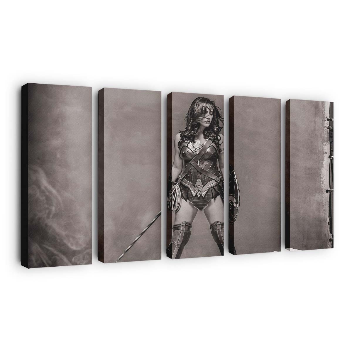 Wonder Woman Spartan Kick Leinwandbilder | Wanddeko