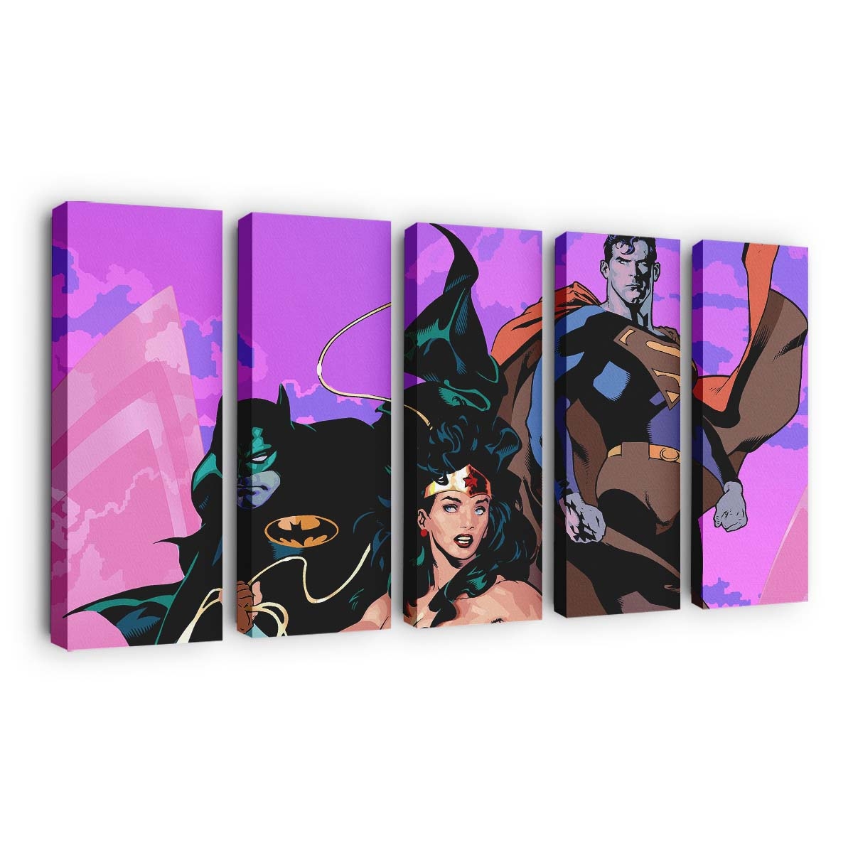 Wonder Woman Superman Batman Leinwandbilder | Wanddeko