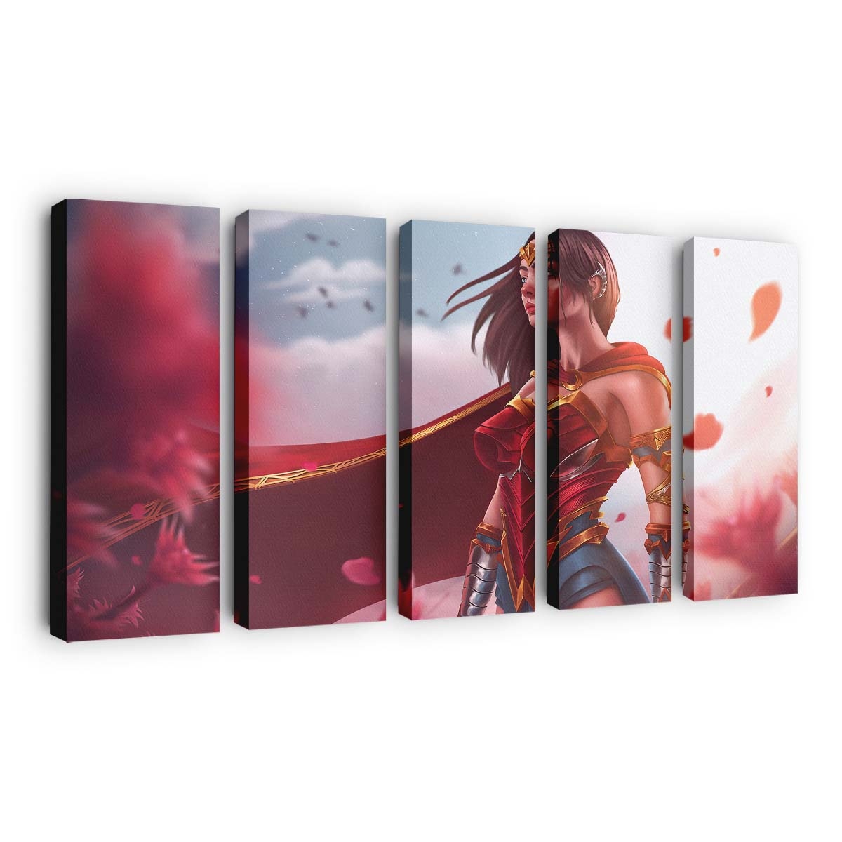 Wonder Woman Warrior Superhero Leinwandbilder | Wanddeko