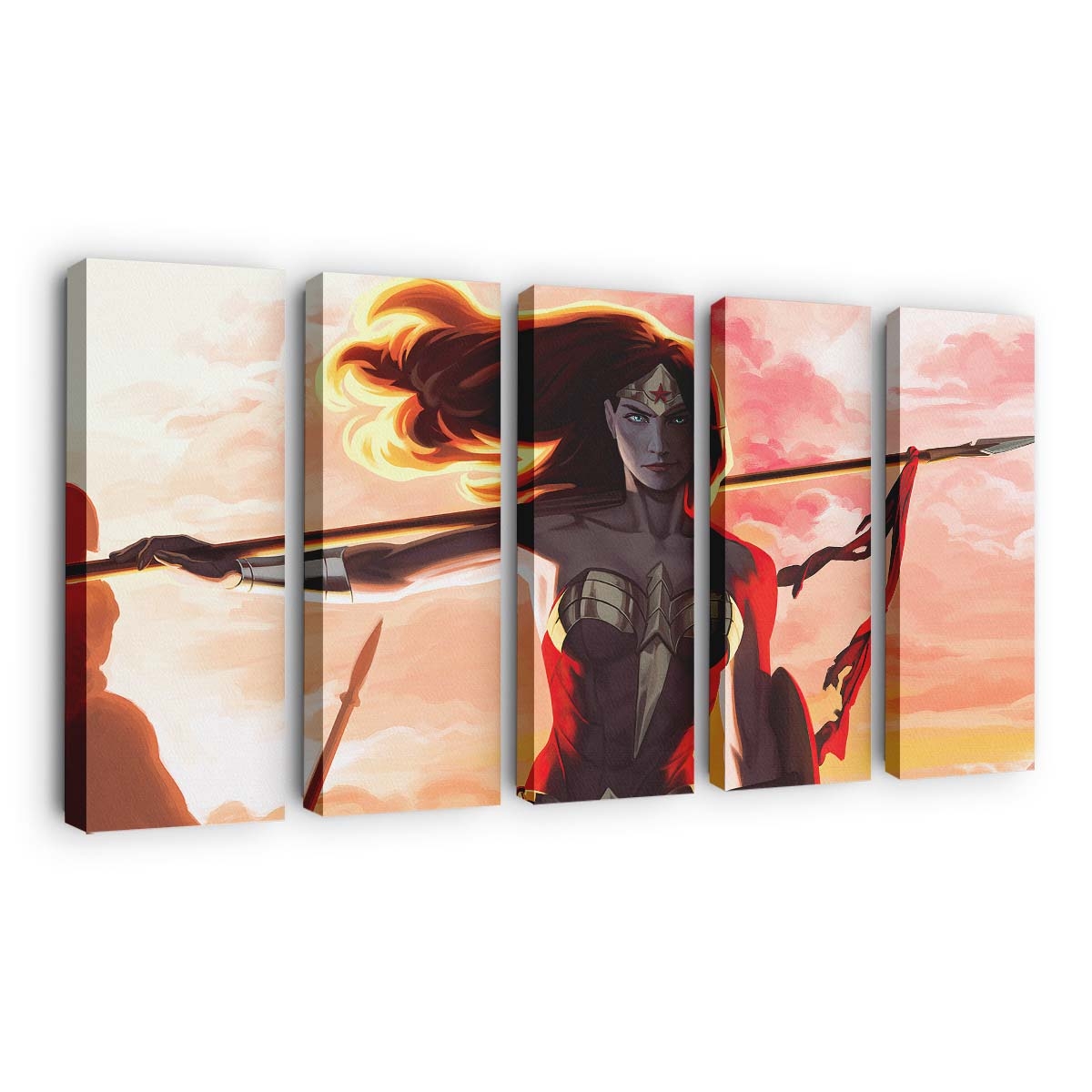 Wonder Woman With Bow Leinwandbilder | Wanddeko