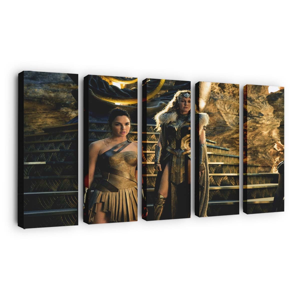Wonder Woman With Her Mother Hippolyta Leinwandbilder | Wanddeko