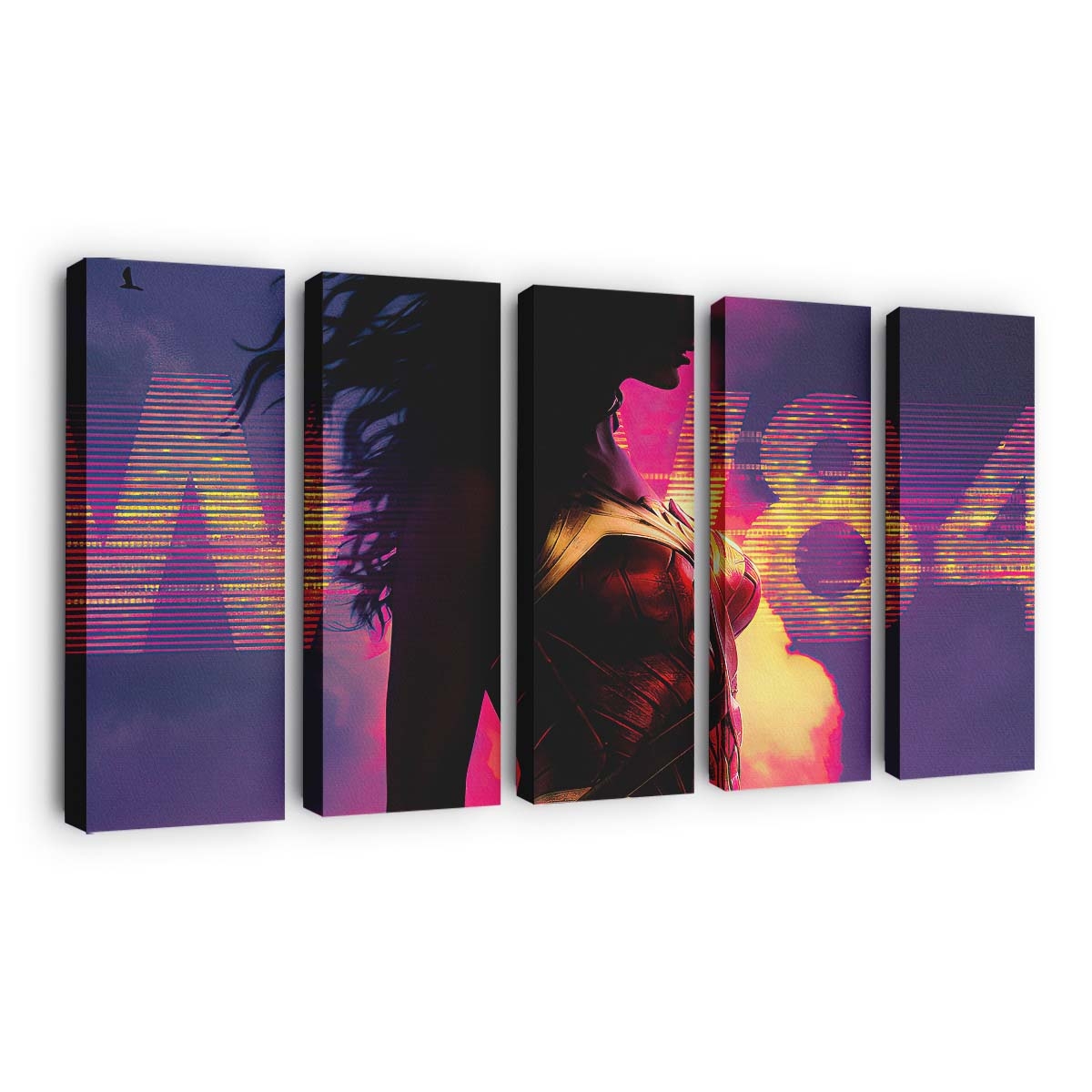 Wonder Woman 1984 6 Leinwandbilder | Wanddeko
