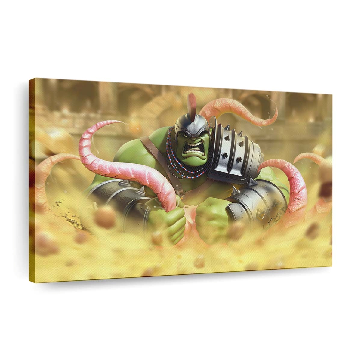 Hulk Kunstwerk Spiel Leinwandbild Wanddeko