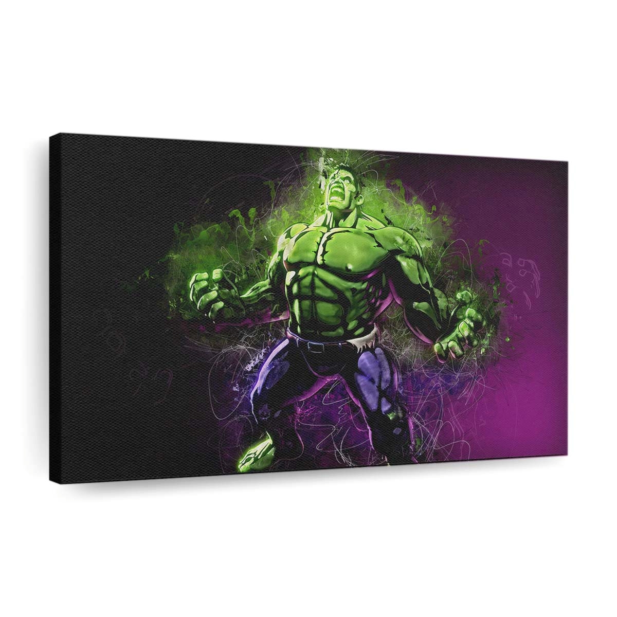 Hulk Kunstwerk Leinwandbild Wanddeko