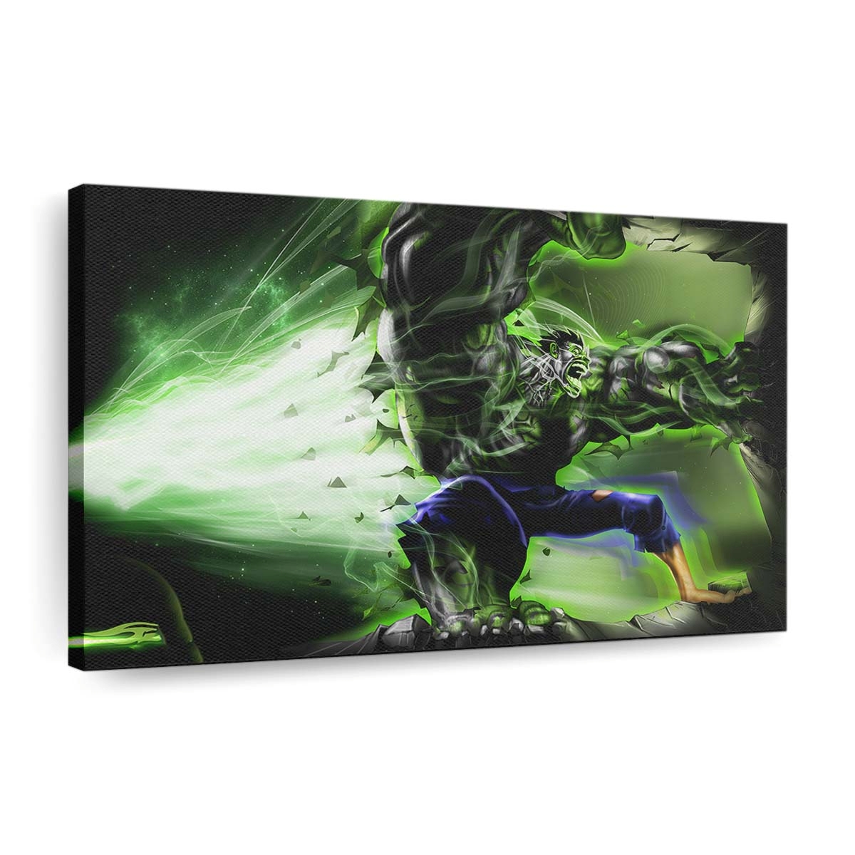 Hulk Kunstwerk 3 Leinwandbild Wanddeko