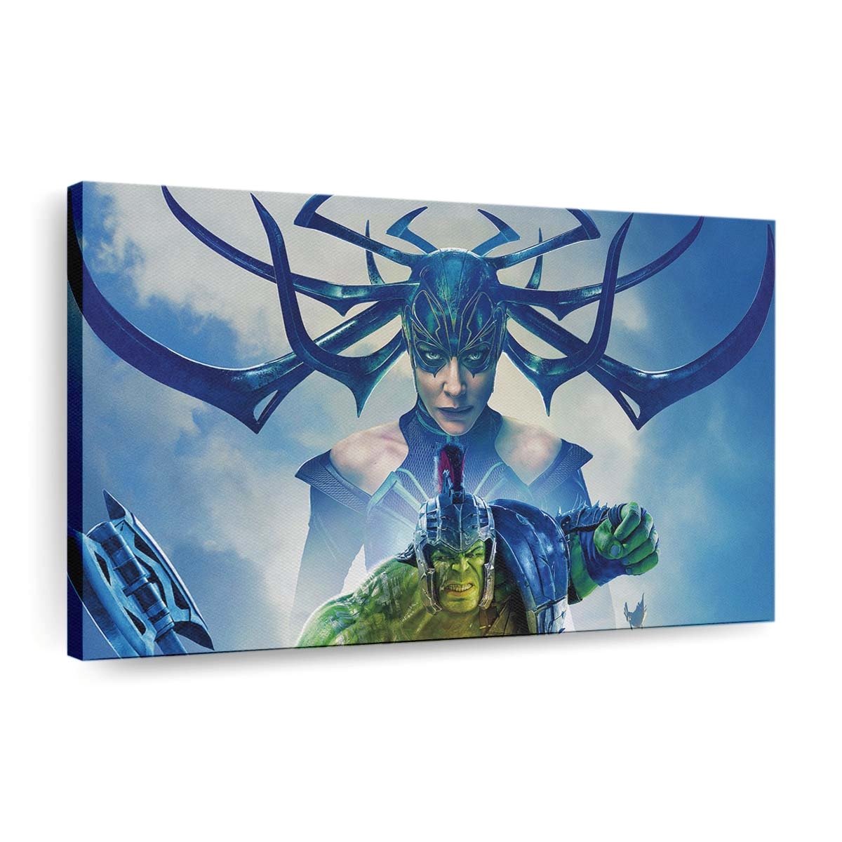 Hulk Hela In Thor Ragnarok Leinwandbild Wanddeko