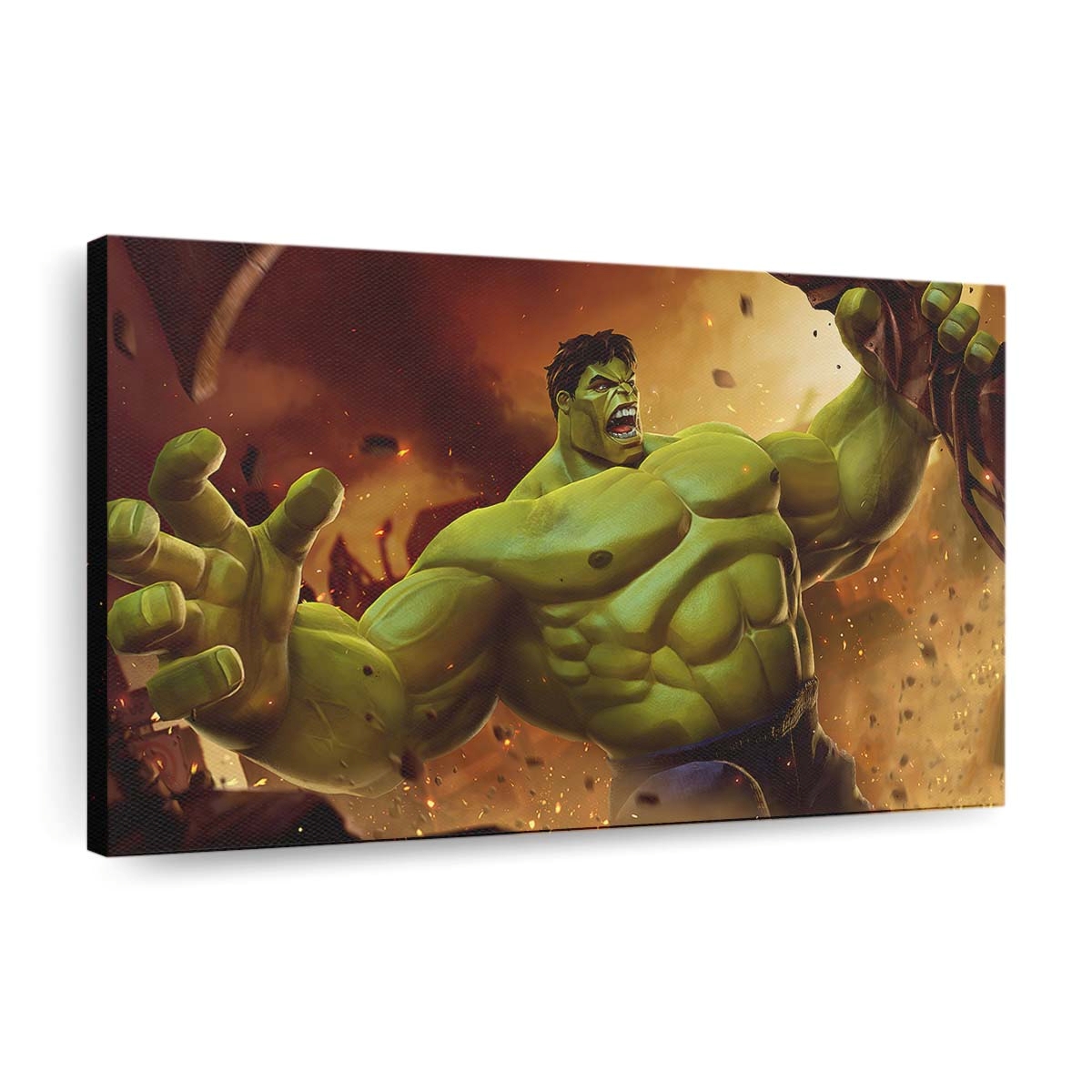 Hulk Marvel Contest Of Champions Leinwandbild Wanddeko