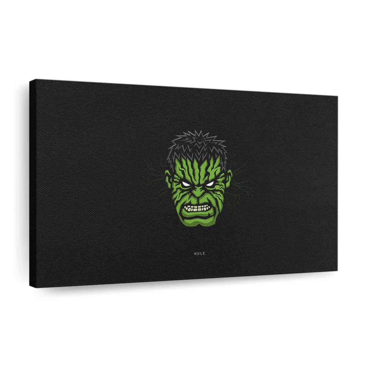 Hulk Superhero Minimal Leinwandbild Wanddeko