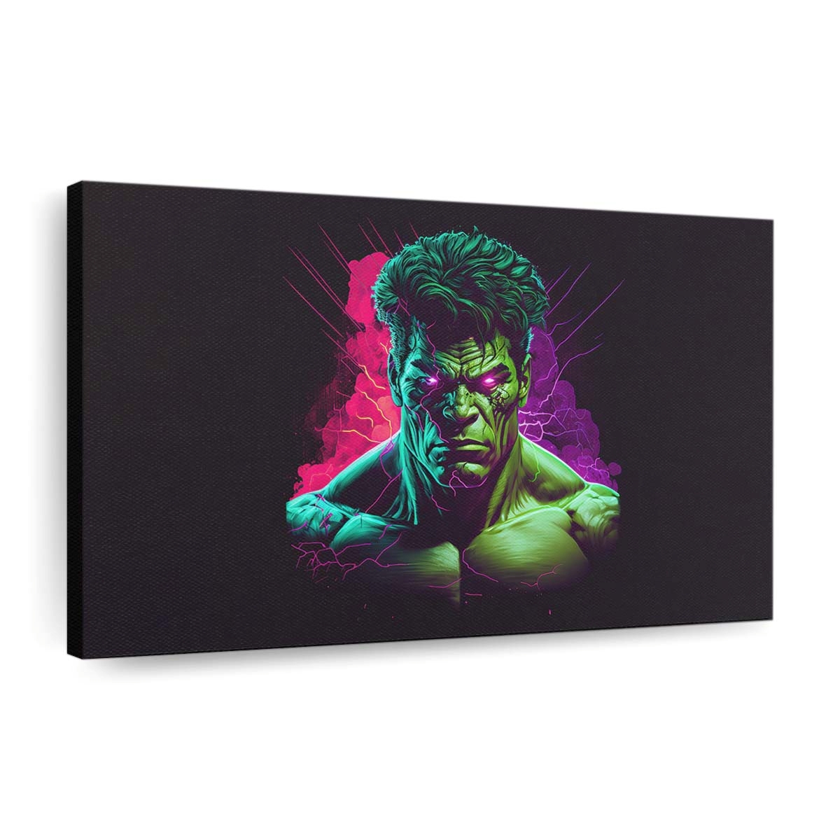 Smasher Hulk Minimal Leinwandbild Wanddeko