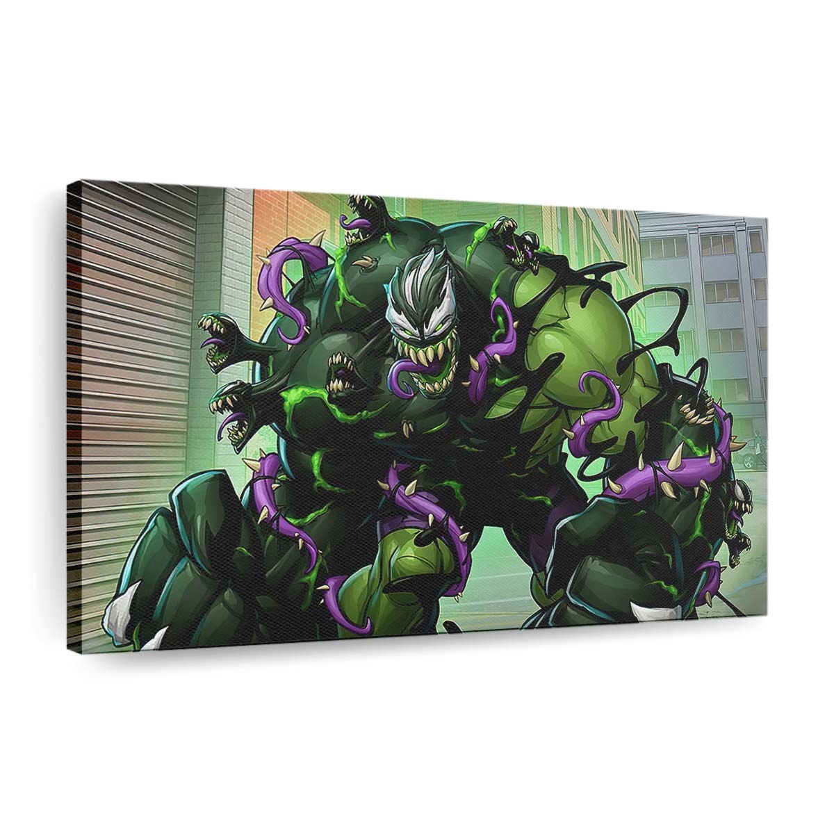 Venomized Hulk Leinwandbild Wanddeko