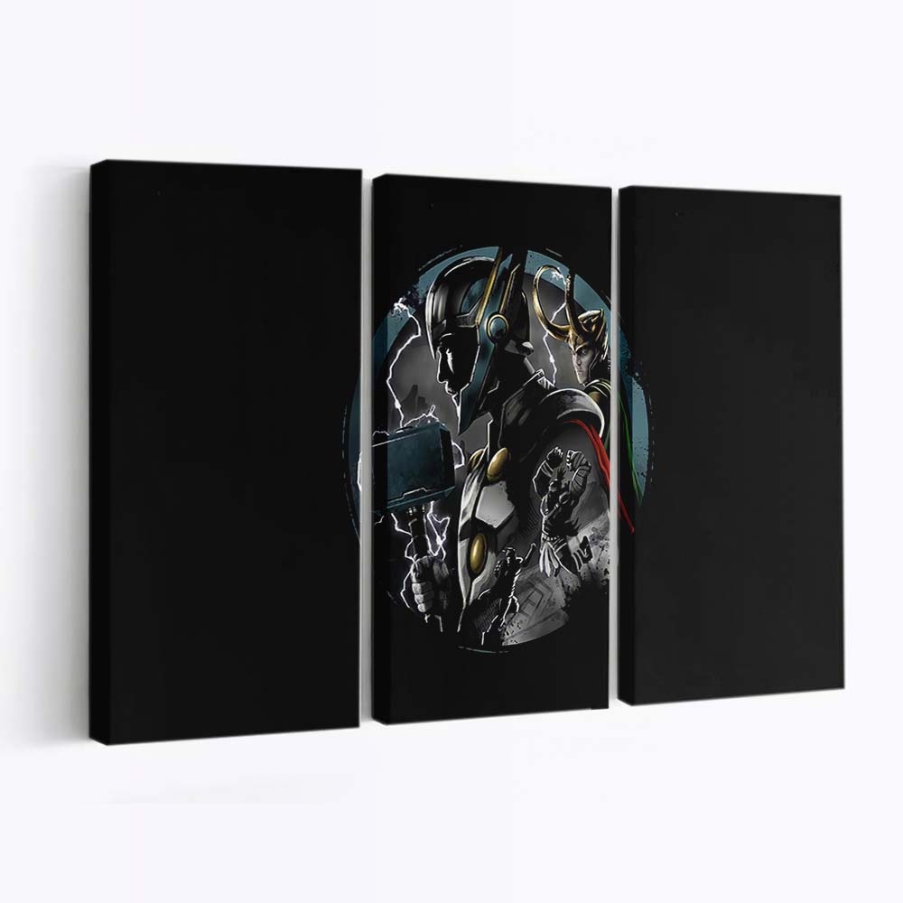 Thor Ragnnarok Minimal Leinwandbild Wanddeko