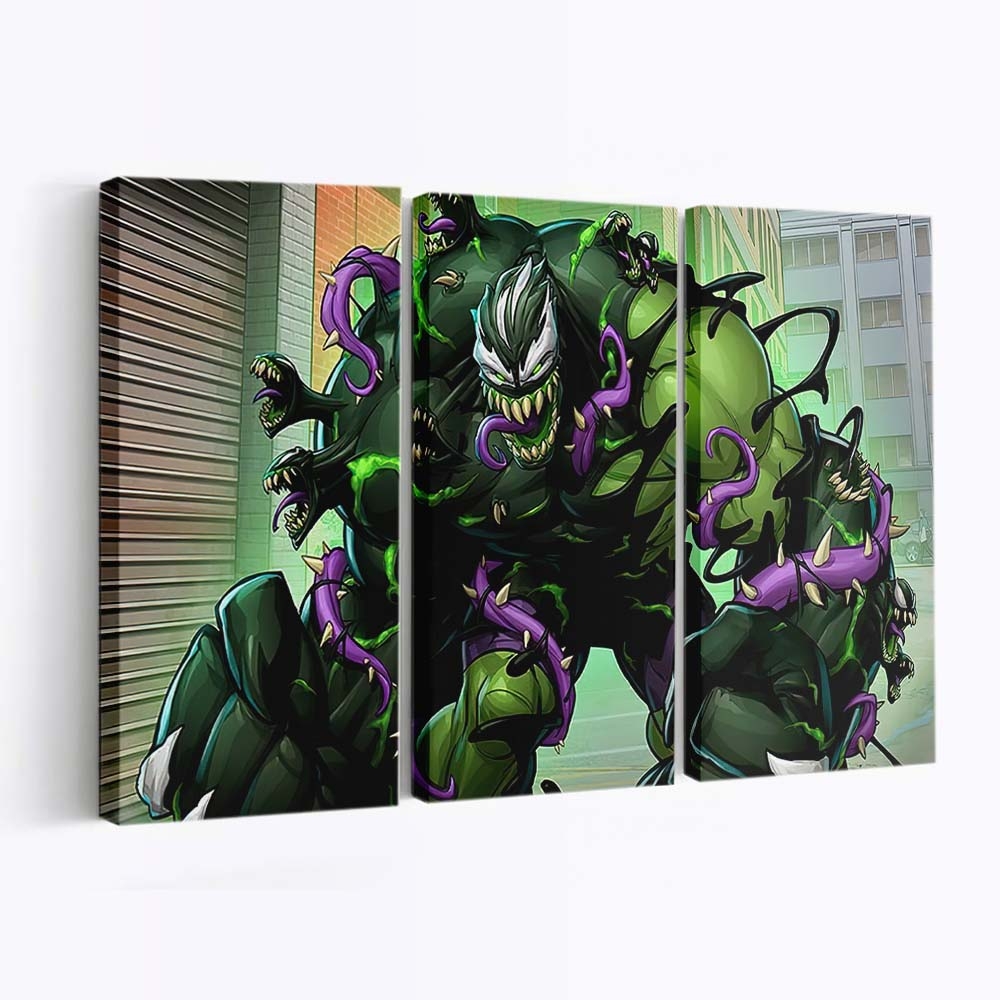 Venomized Hulk Leinwandbild Wanddeko