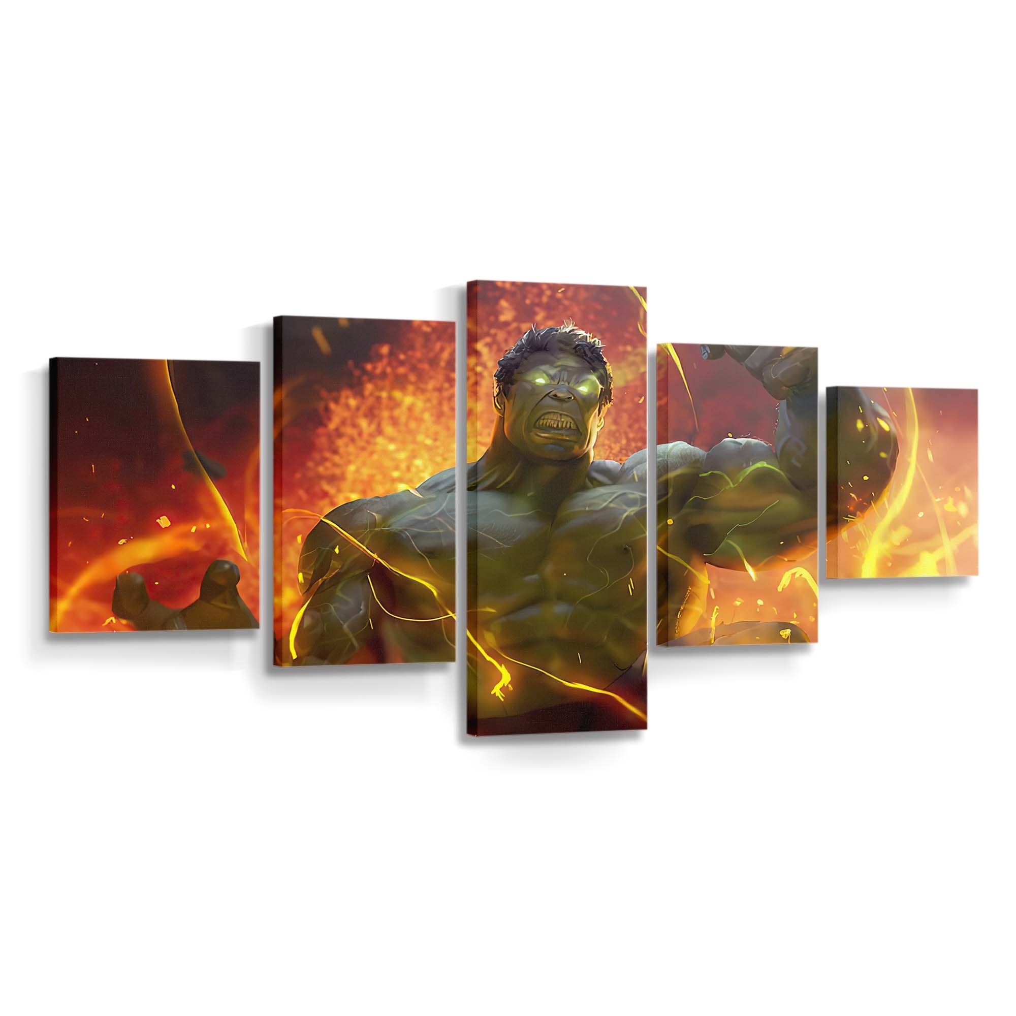 2020 Hulk Kunstwerk Leinwandbild Wanddeko