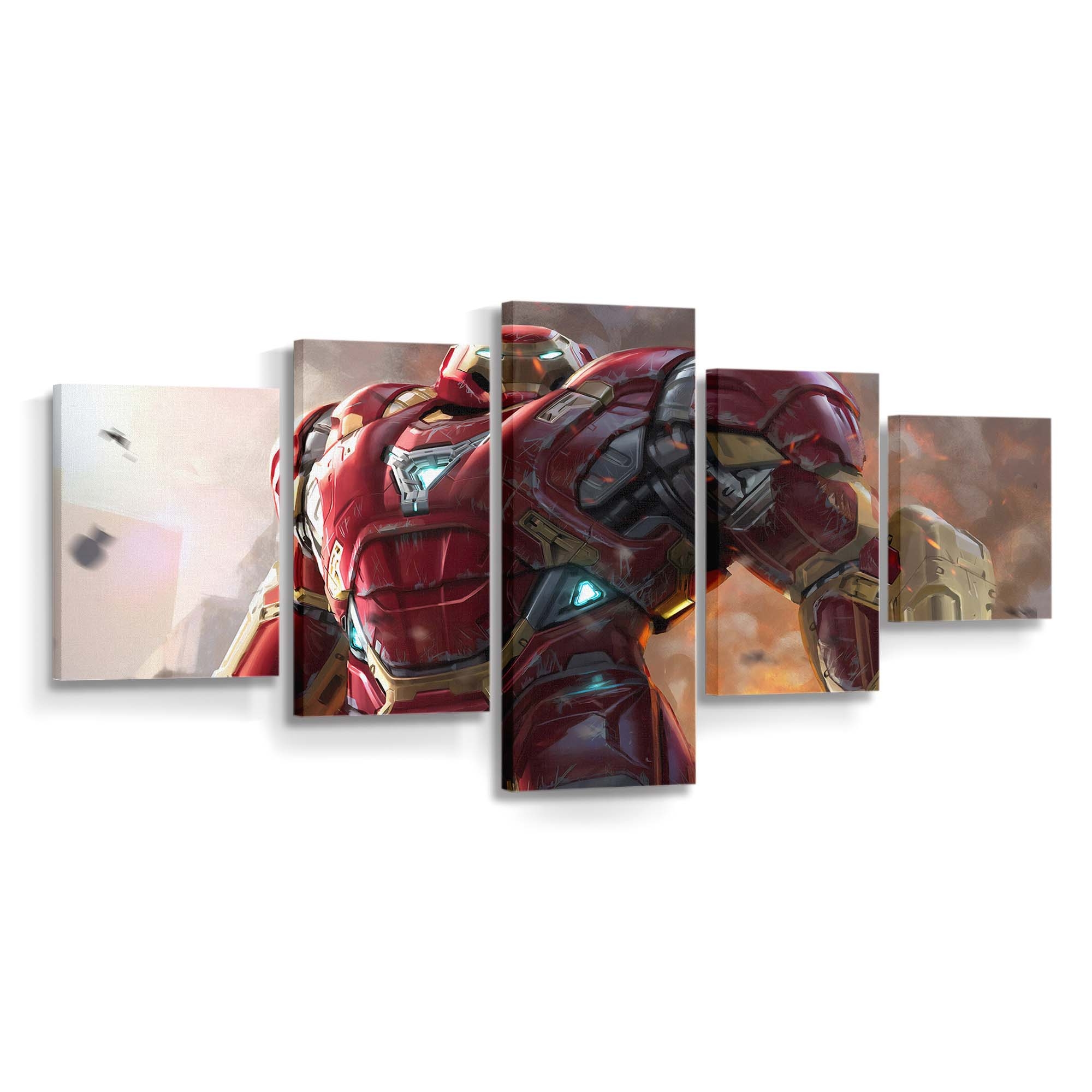 Hulkbuster Kunst Leinwandbild Wanddeko