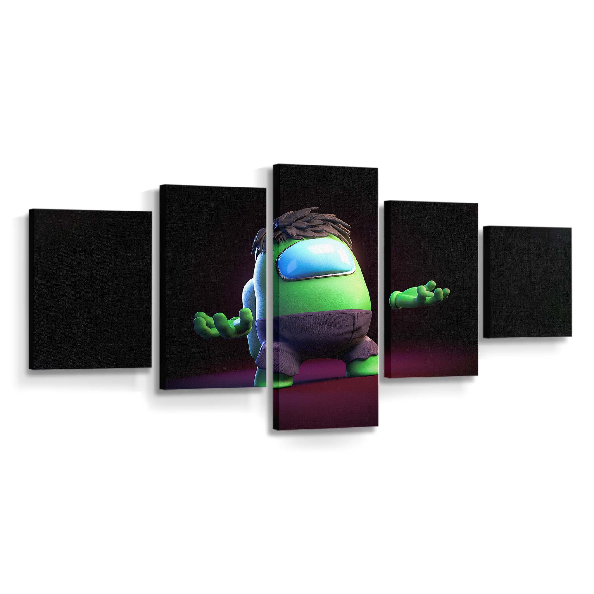 Unter uns Hulk Leinwandbild Wanddeko