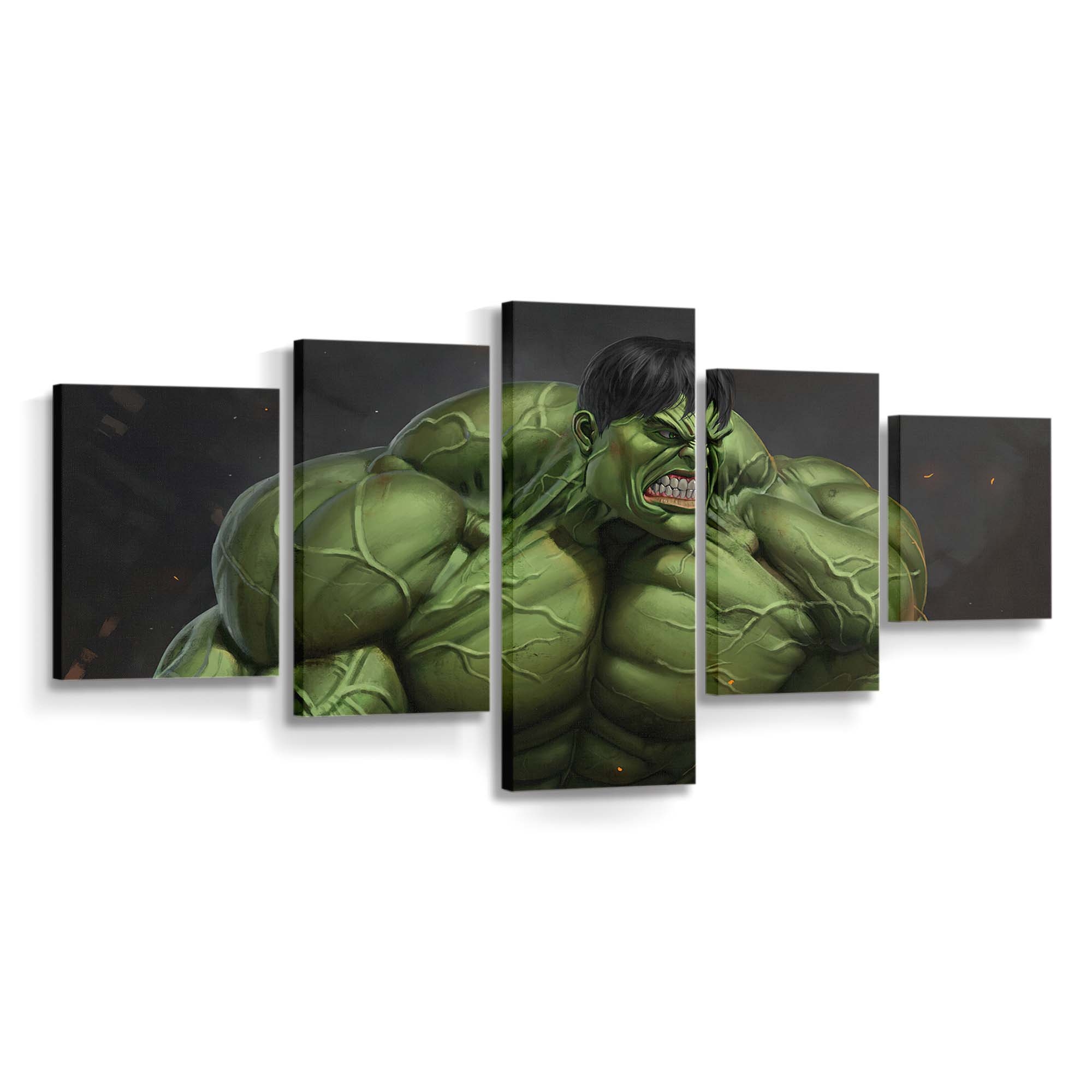 Großer Hulk Leinwandbild Wanddeko