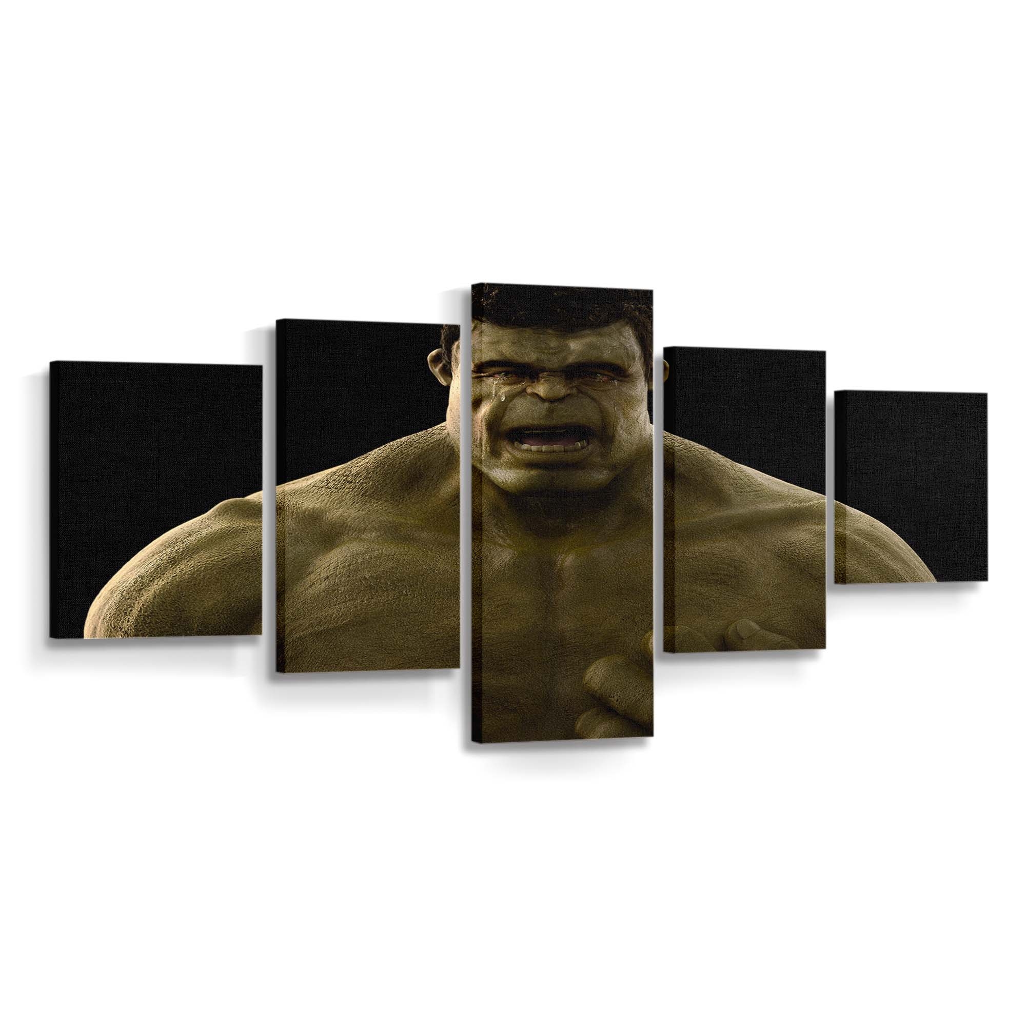 Weinender Hulk Leinwandbild Wanddeko