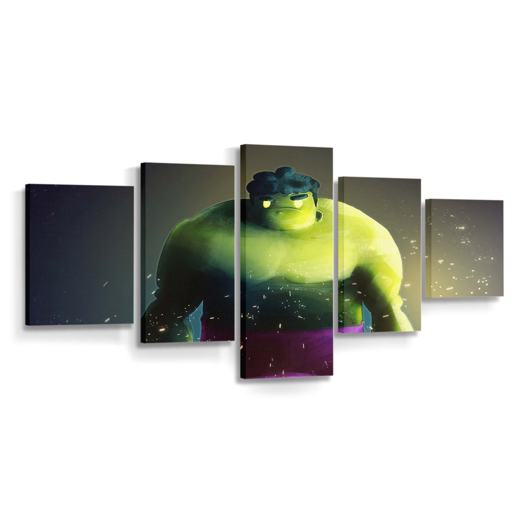 Fetter Hulk Leinwandbild Wanddeko