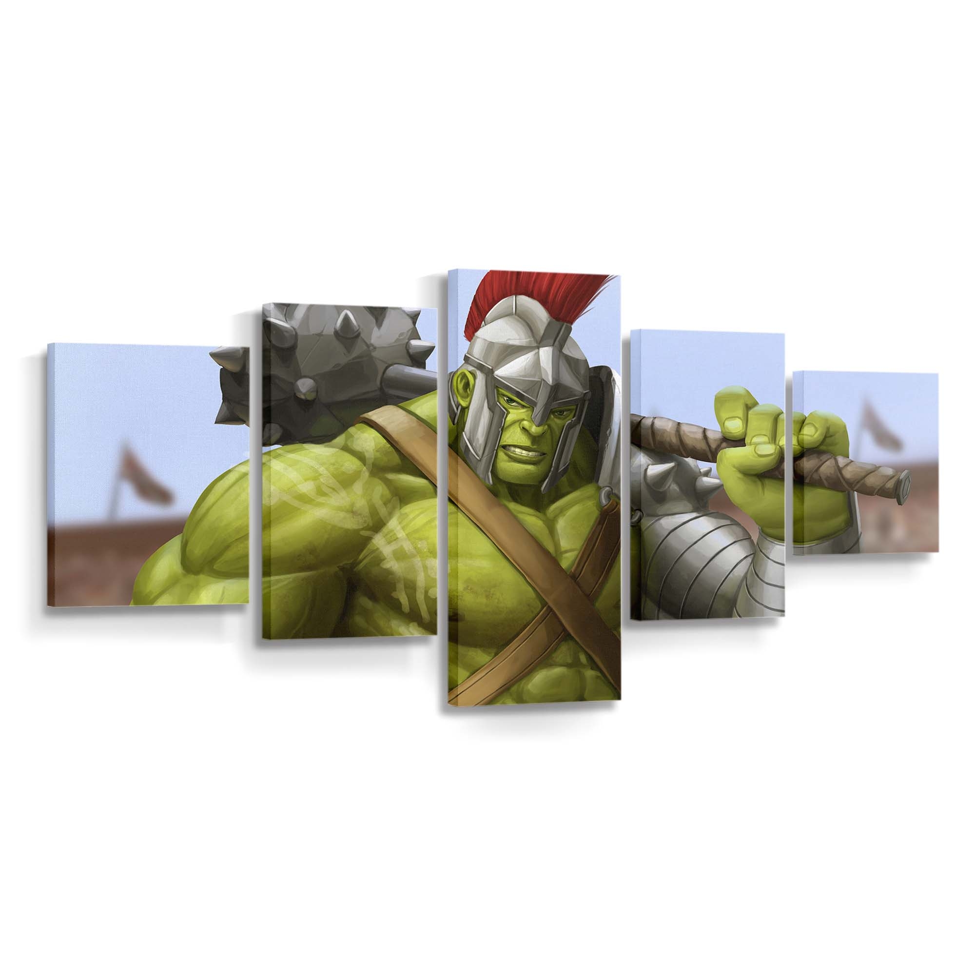 Hulk Kunst Leinwandbild Wanddeko