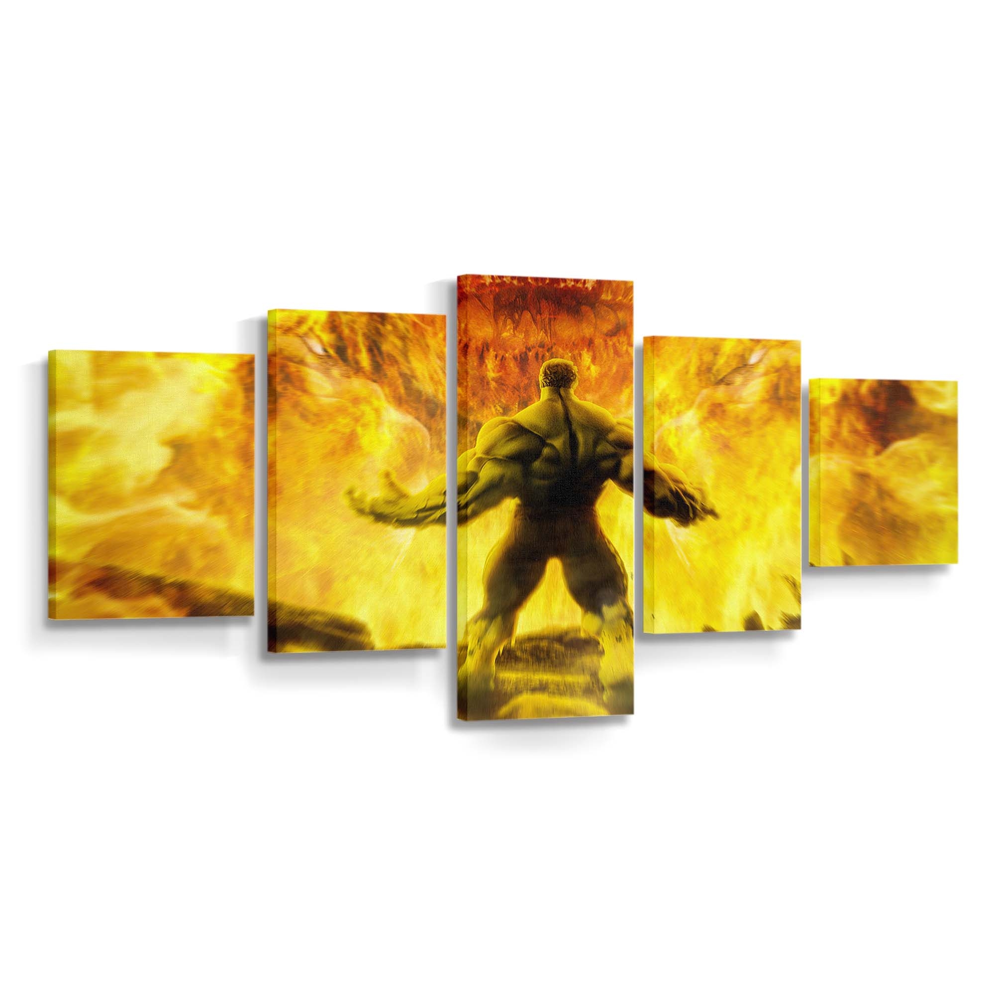 Hulk Kunstwerk 2020 Leinwandbild Wanddeko