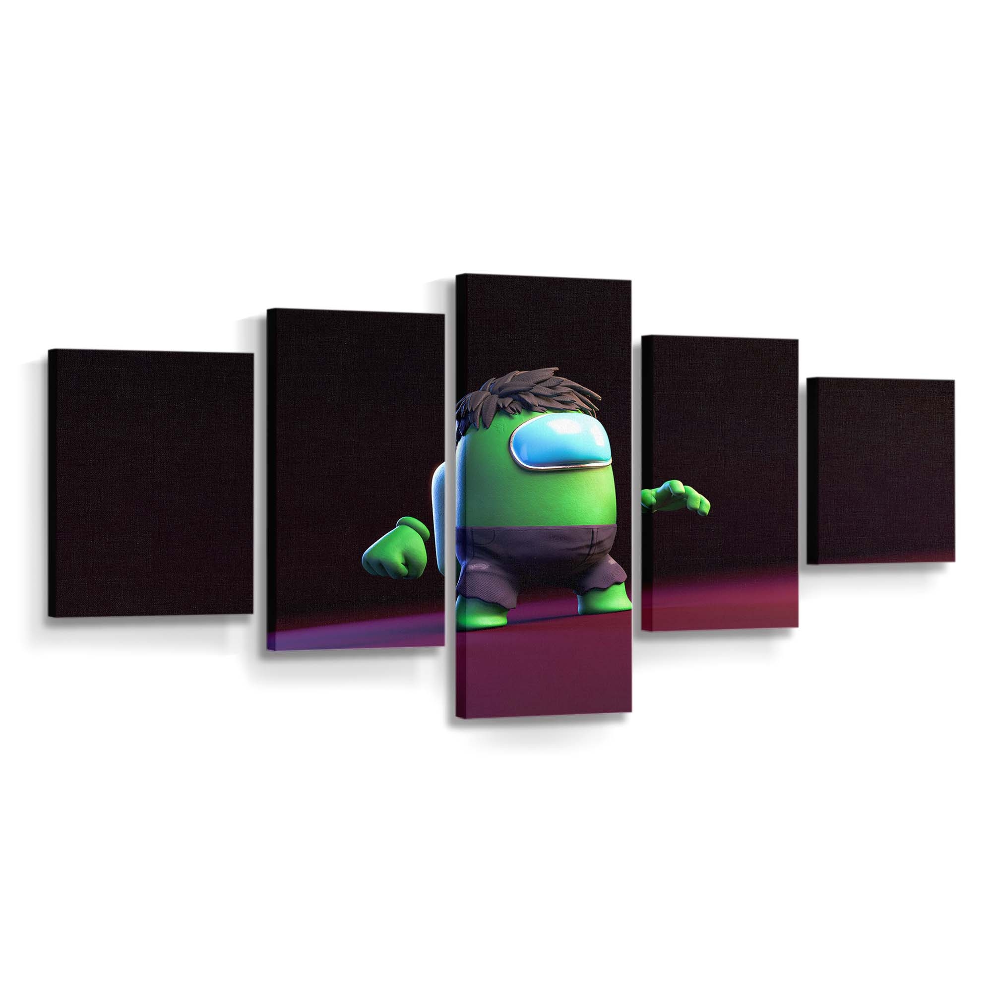 Hulk Among Us Leinwandbild Wanddeko