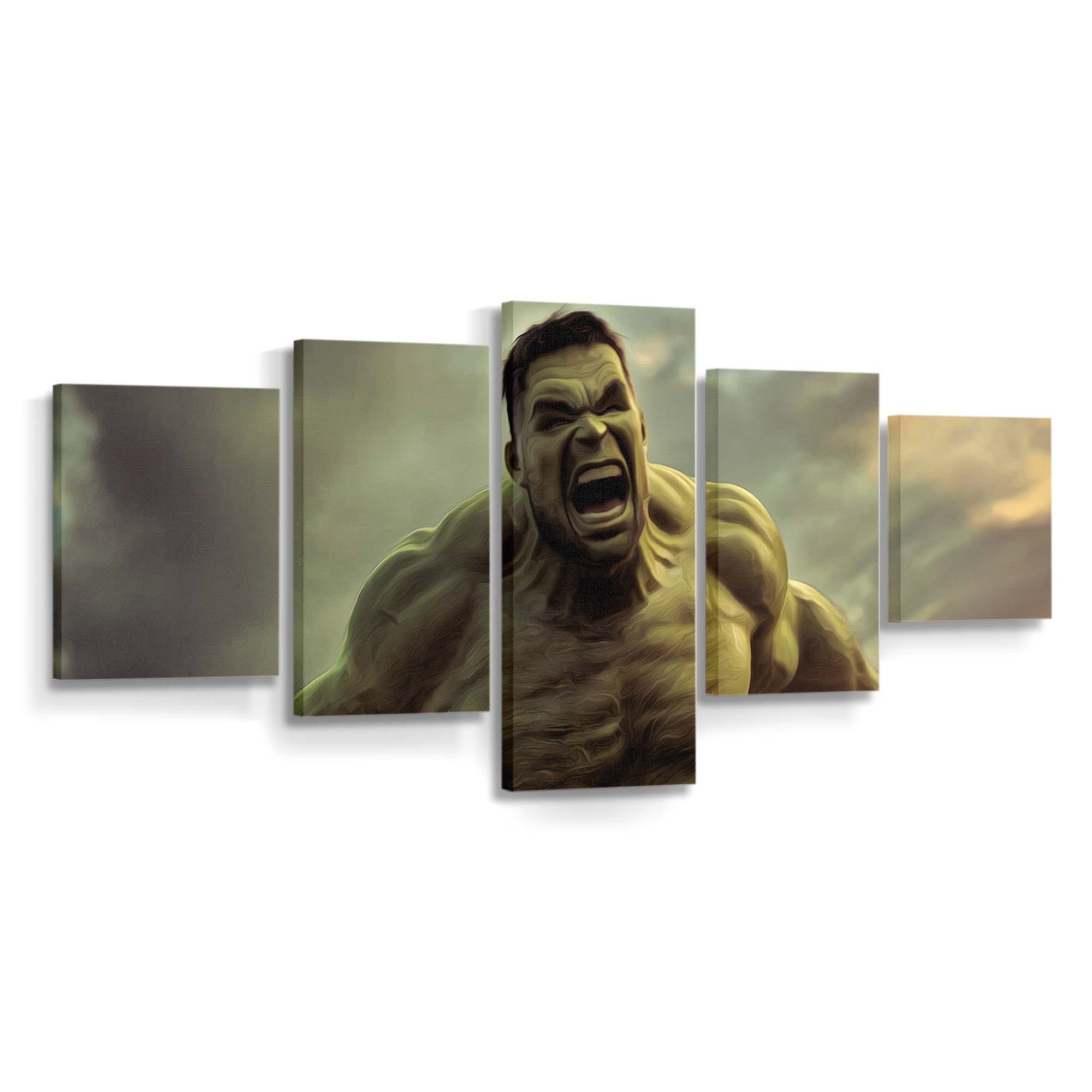 Hulk wütend 2 Leinwandbild Wanddeko