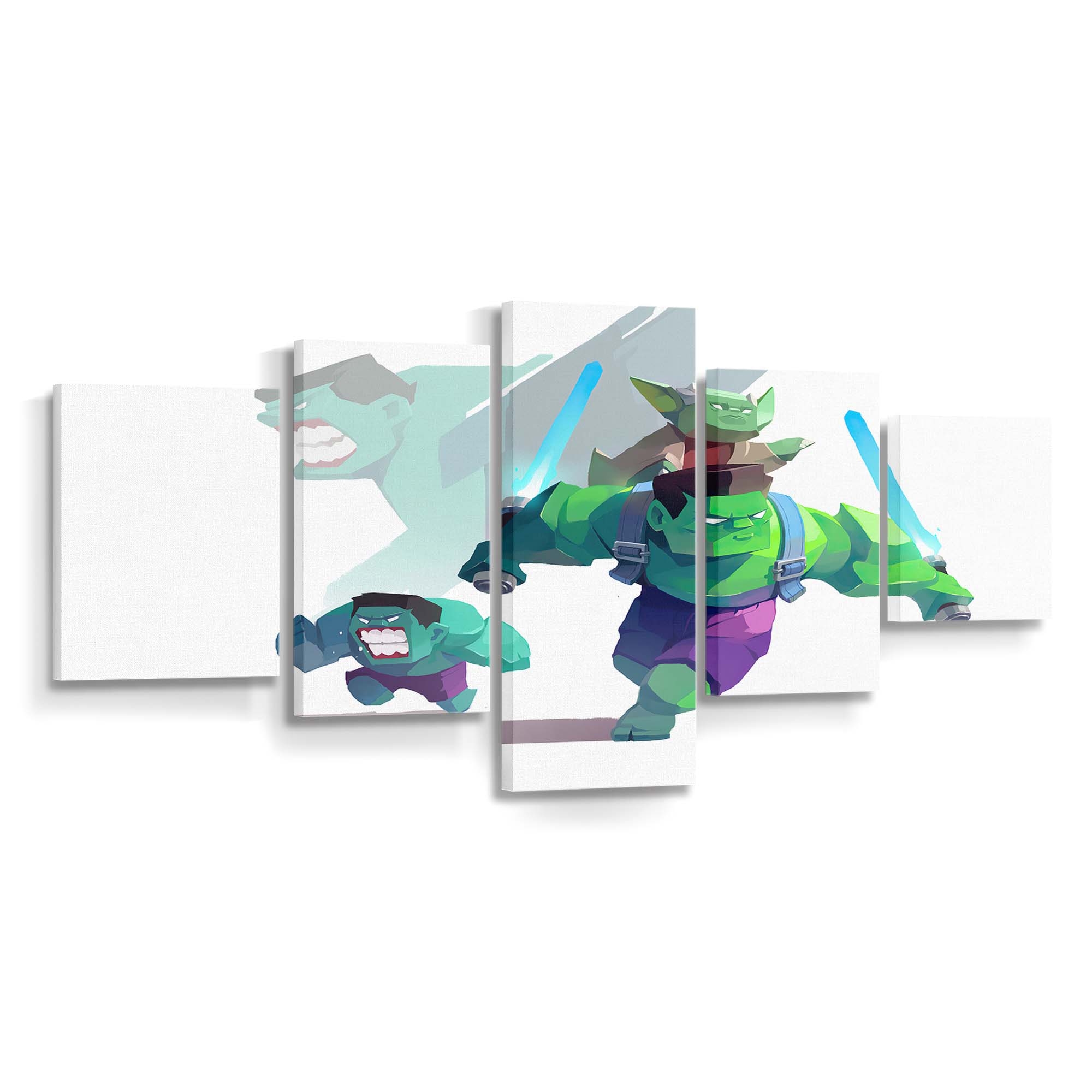 Hulk Kunstwerk 2020 2 Leinwandbild Wanddeko