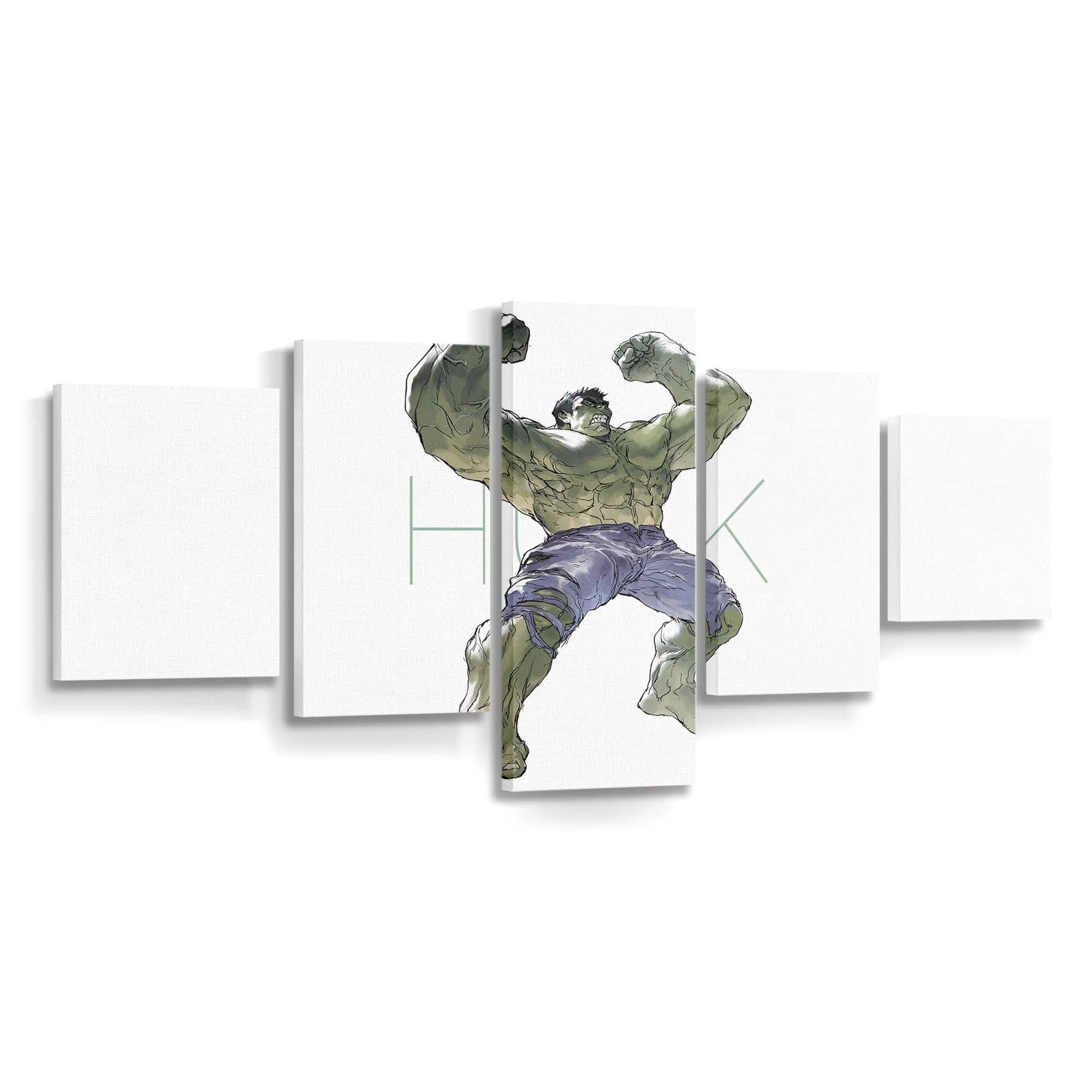 Hulk Kunstwerk für Avengers: Infinity War Leinwandbild Wanddeko