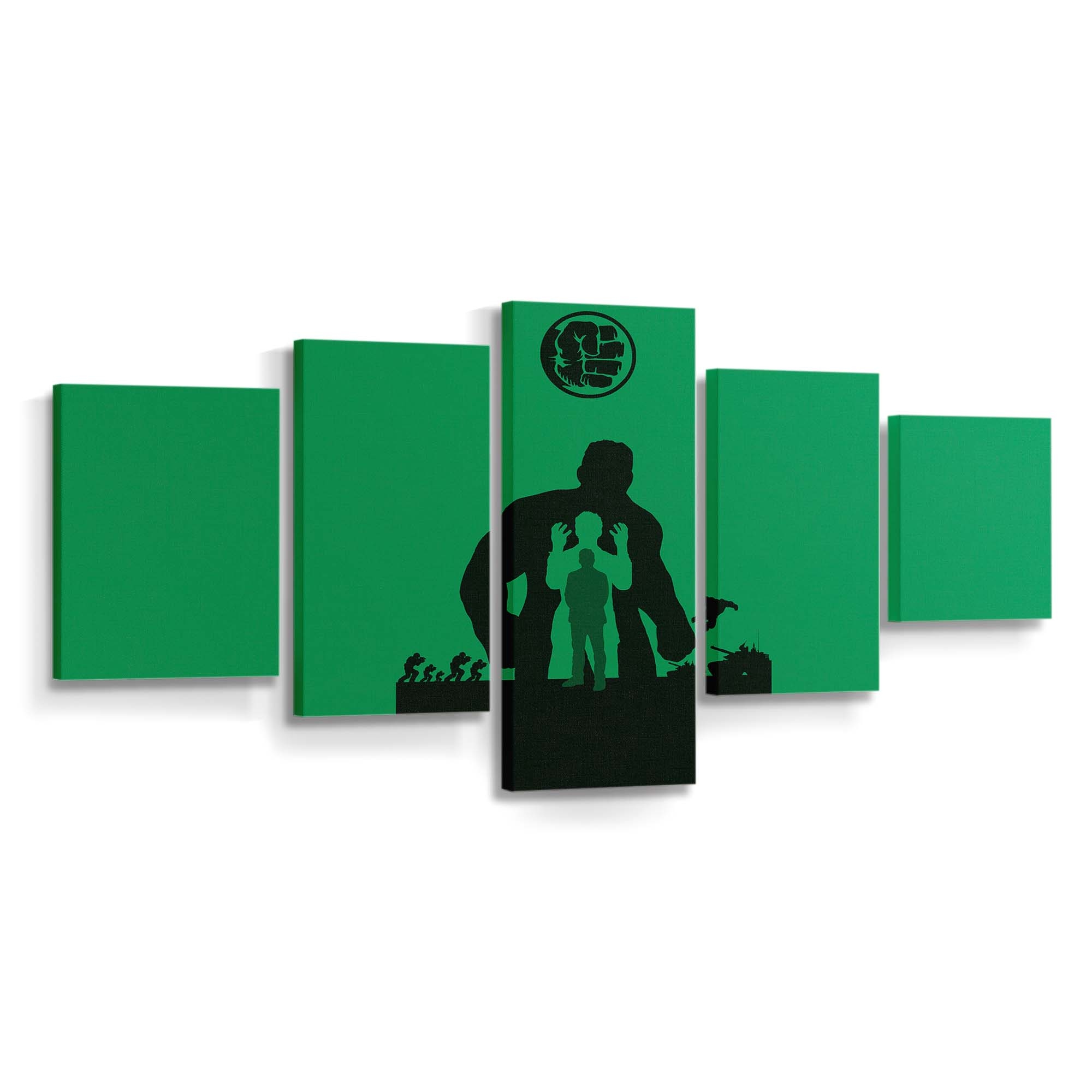 Hulk Avengers Endgame Minimalismus Leinwandbild Wanddeko