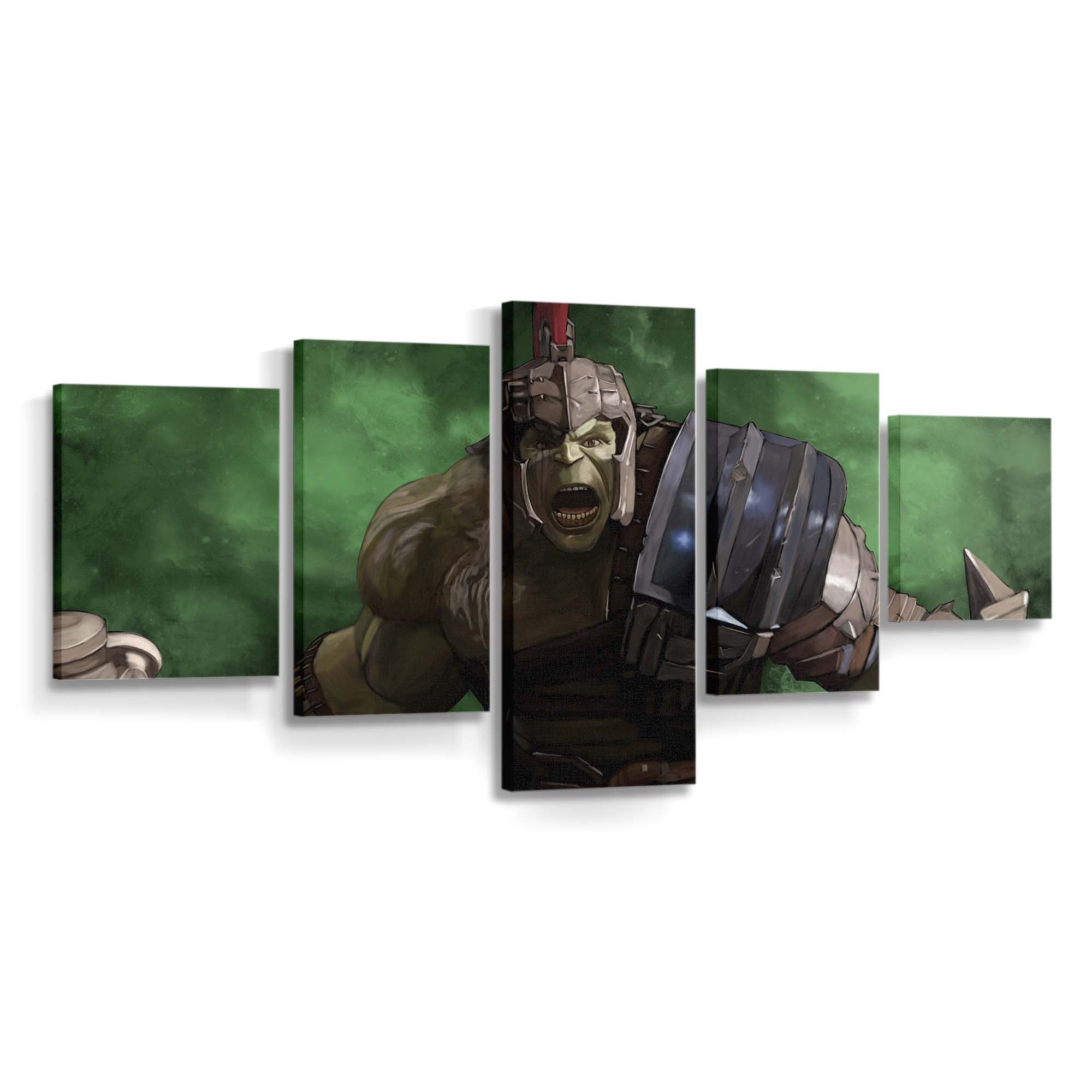 Hulk Gladiator Artwork Leinwandbild Wanddeko
