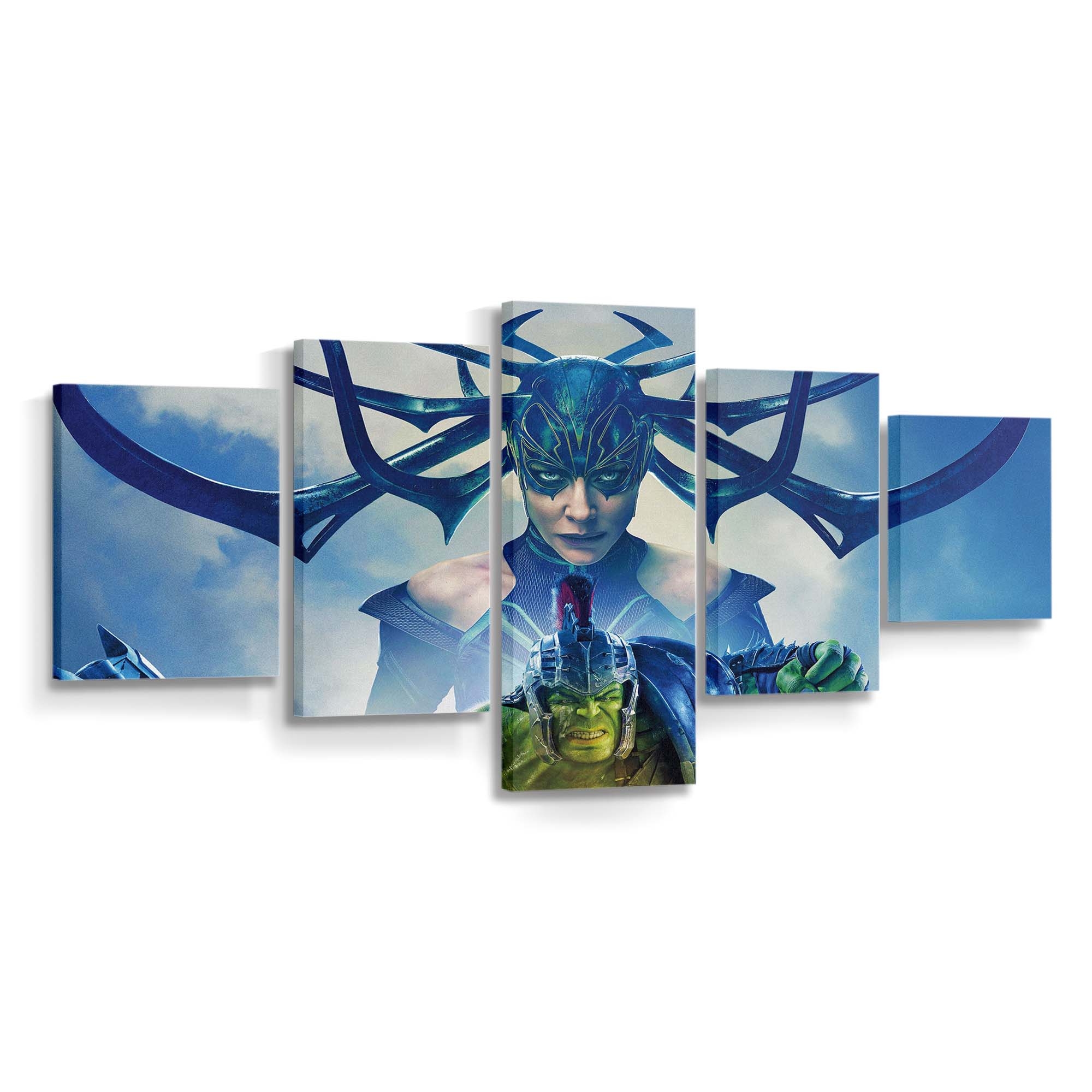 Hulk Hela In Thor Ragnarok Leinwandbild Wanddeko