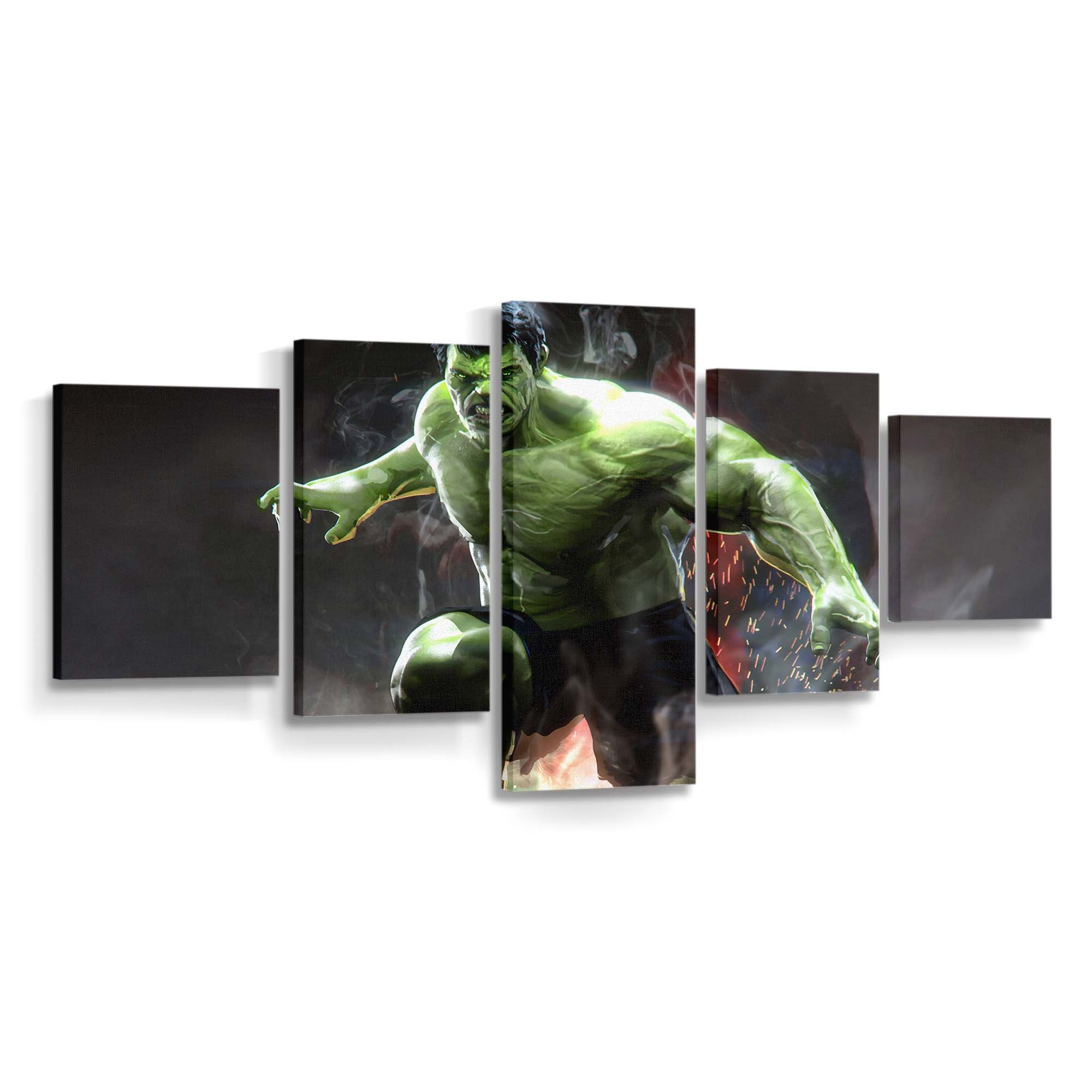 Hulk Marvel Superhero Leinwandbild Wanddeko