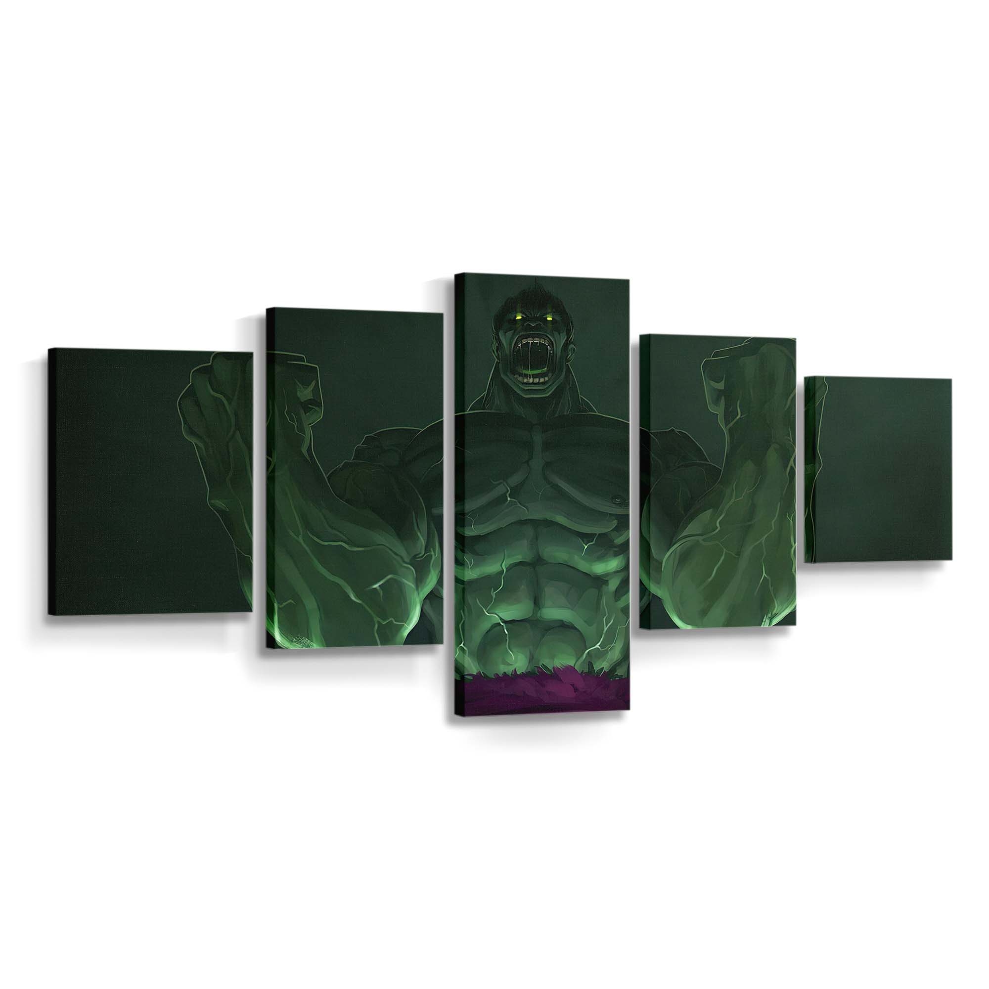 Hulk Monster Leinwandbild Wanddeko