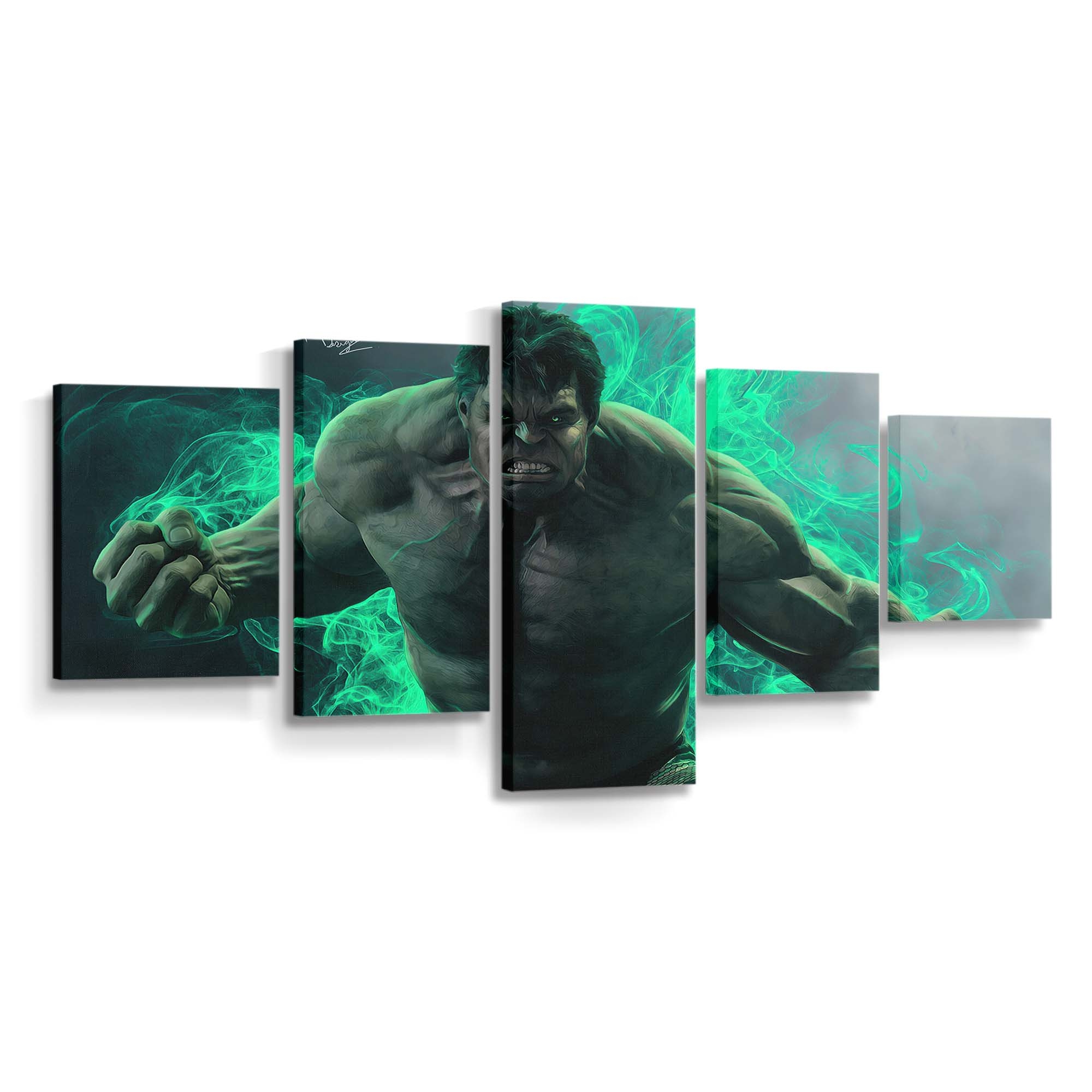 Hulk Smash 2020 3 Leinwandbild Wanddeko