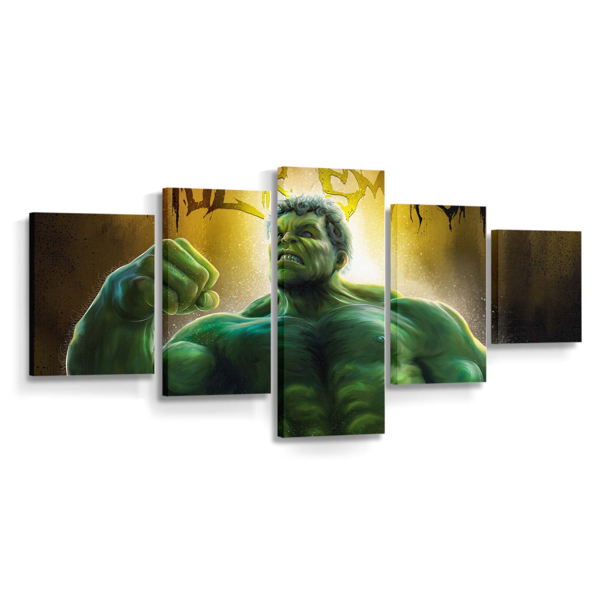 Hulk Smash Leinwandbild Wanddeko