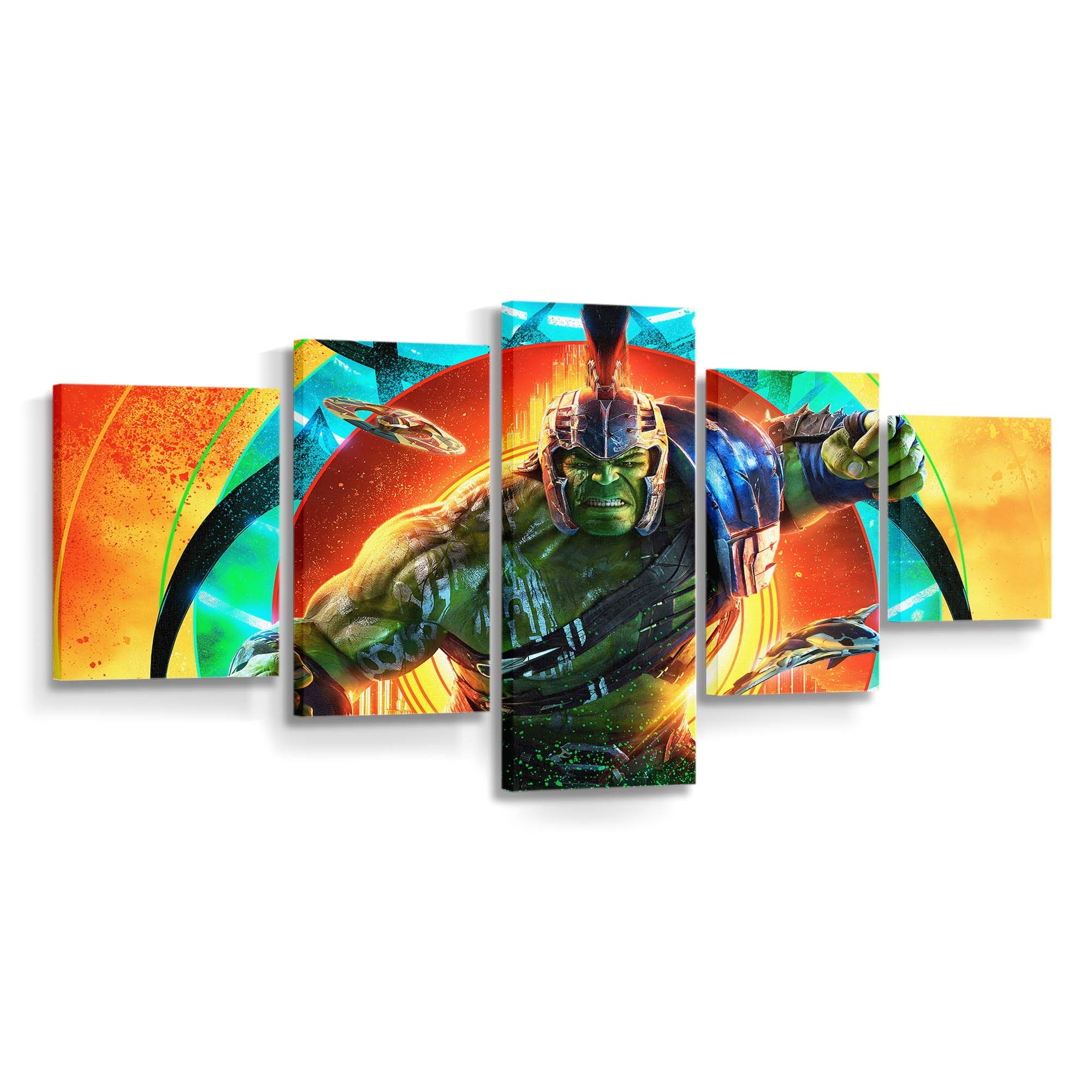 Hulk Thor Ragnarok Leinwandbild Wanddeko